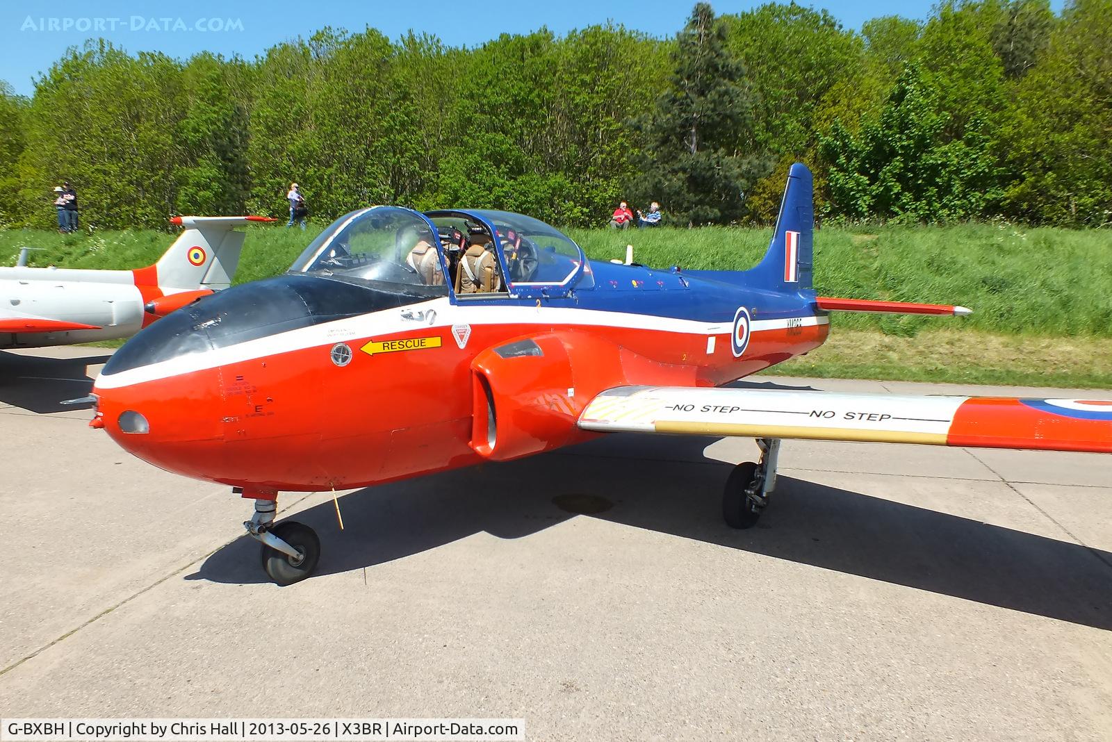 G-BXBH, 1960 Hunting P-84 Jet Provost T.3A C/N PAC/W/9241, at the Cold War Jets open day, Bruntingthorpe