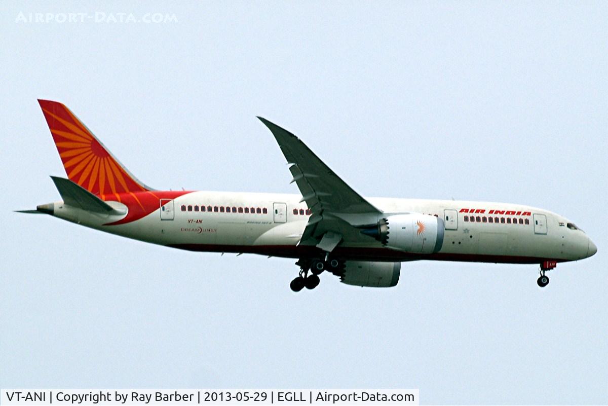 VT-ANI, 2012 Boeing 787-8 Dreamliner C/N 36277, Boeing 787-8 [36277] (Air India) Home~G 29/05/2013. On approach 27L.