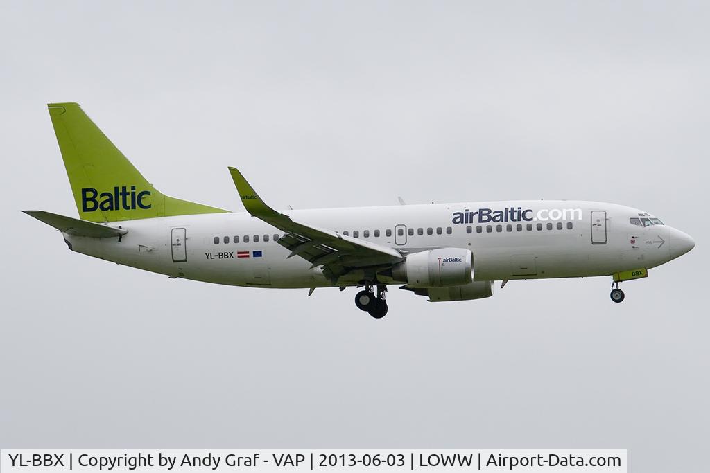 YL-BBX, 1999 Boeing 737-36Q C/N 30334, Air Baltic 737-300