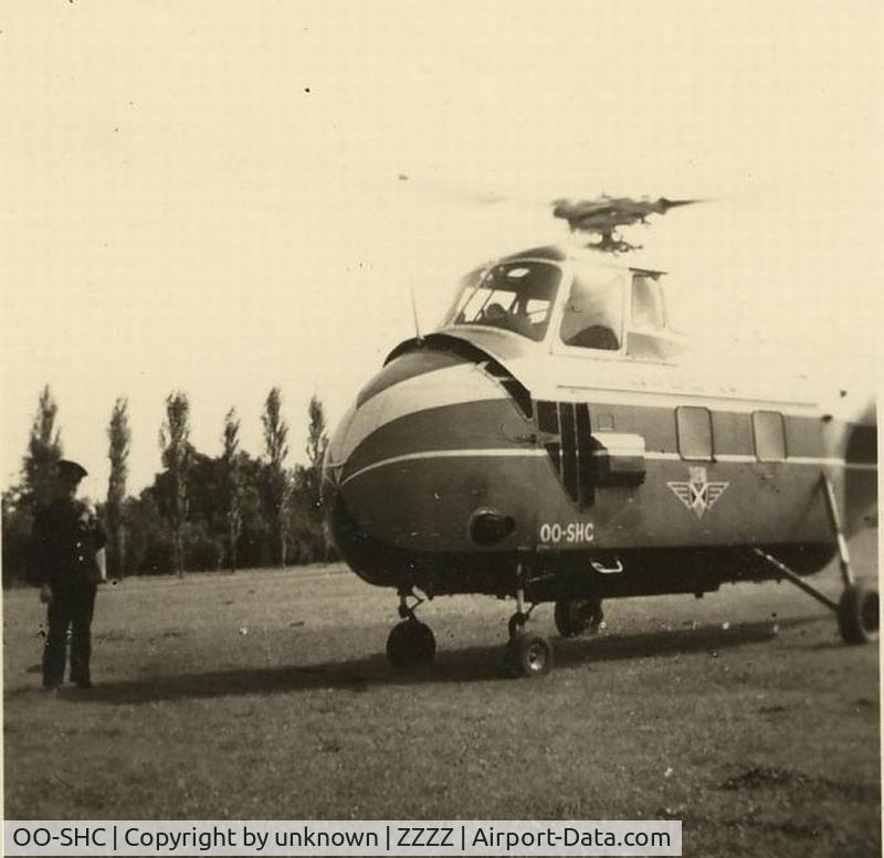 OO-SHC, Sikorsky S-55 C/N 55-533, Helipost @ Herentals