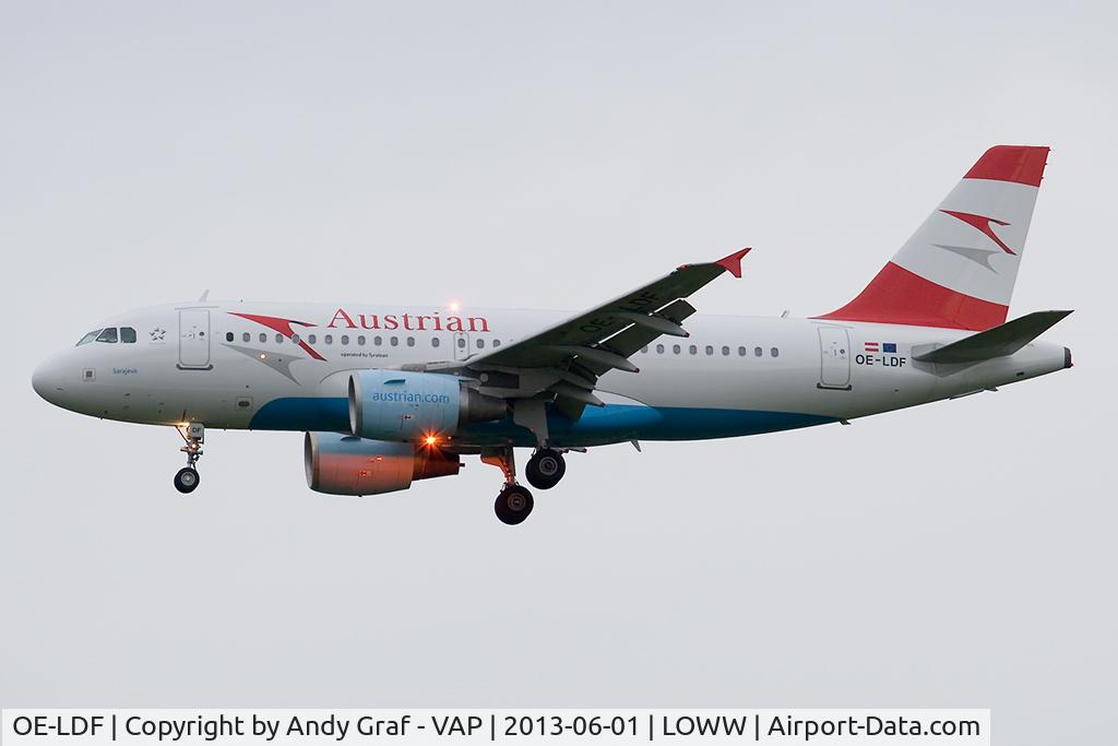 OE-LDF, 2005 Airbus A319-112 C/N 2547, Austrian Airlines A319