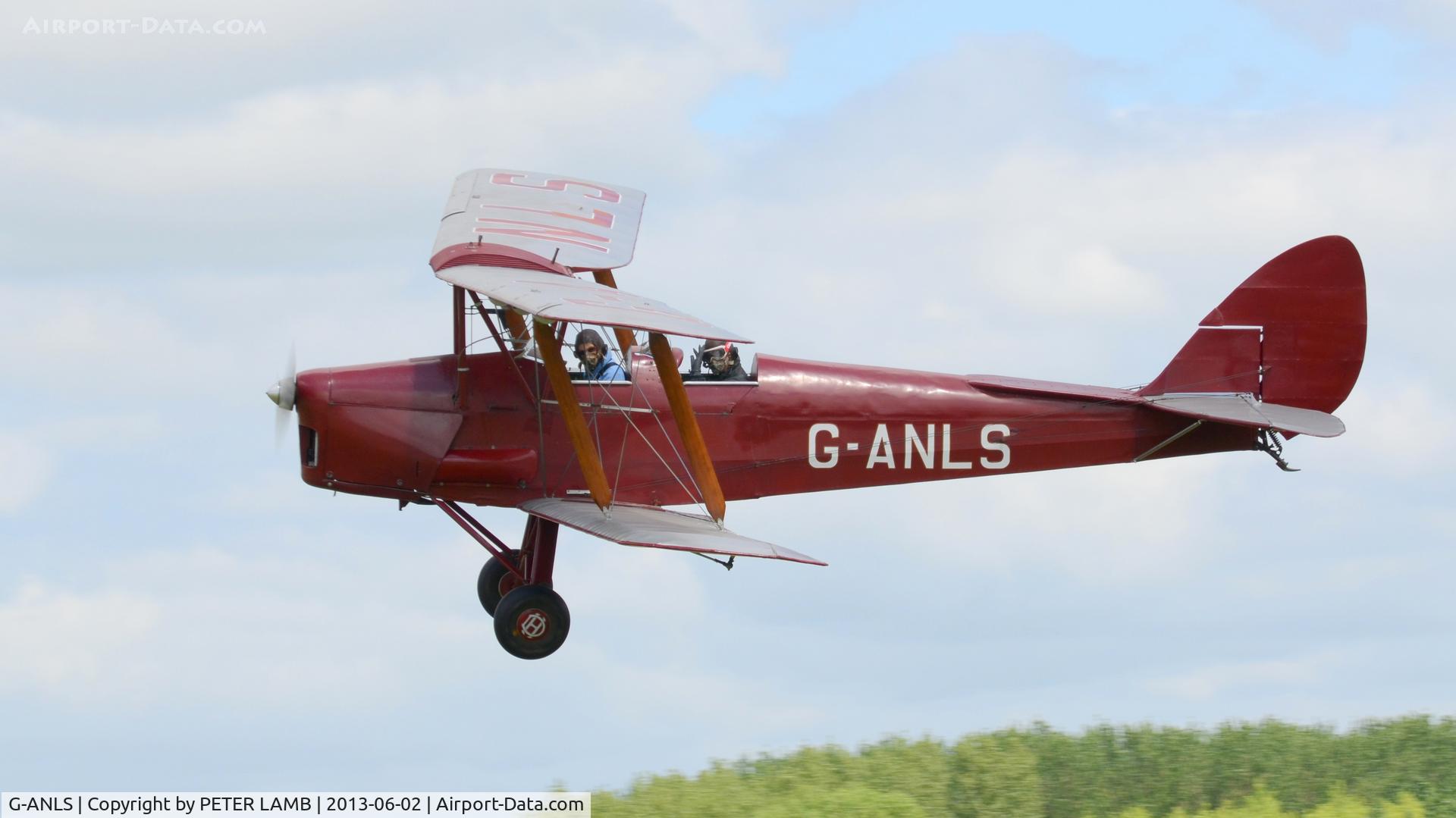 G-ANLS, 1944 De Havilland DH-82A Tiger Moth II C/N 85862, Photo taken at Breighton E.Yorks