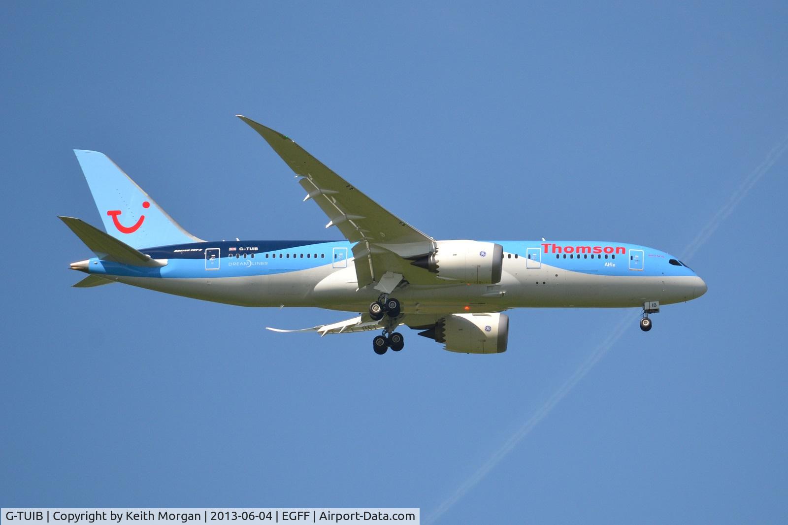 G-TUIB, 2013 Boeing 787-8 Dreamliner C/N 34423, G-TUIB B787 Dreamliner Thomson (Second Visit)