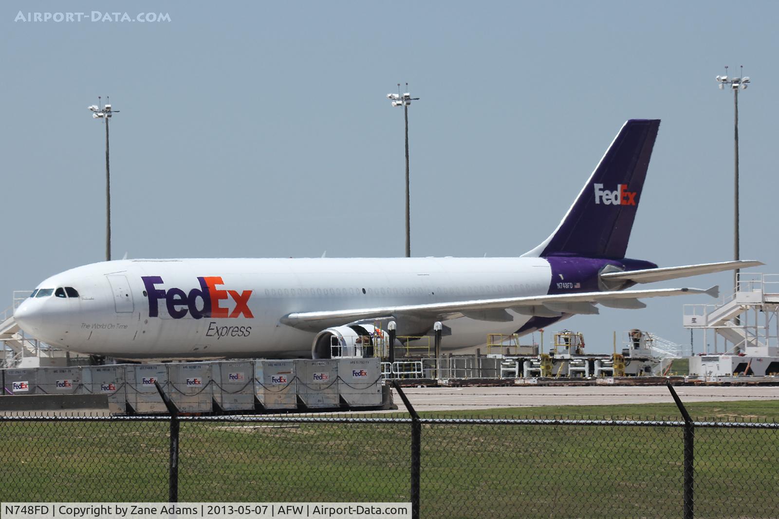 N748FD, 1992 Airbus A300B4-622R C/N 633, At Alliance Airport - Fort Worth, TX
