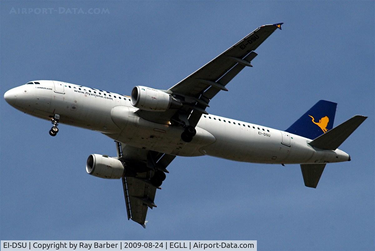 EI-DSU, 2008 Airbus A320-216 C/N 3563, Airbus A320-216 [3563] (Air One) Home~G 24/08/2009. On approach 27R.