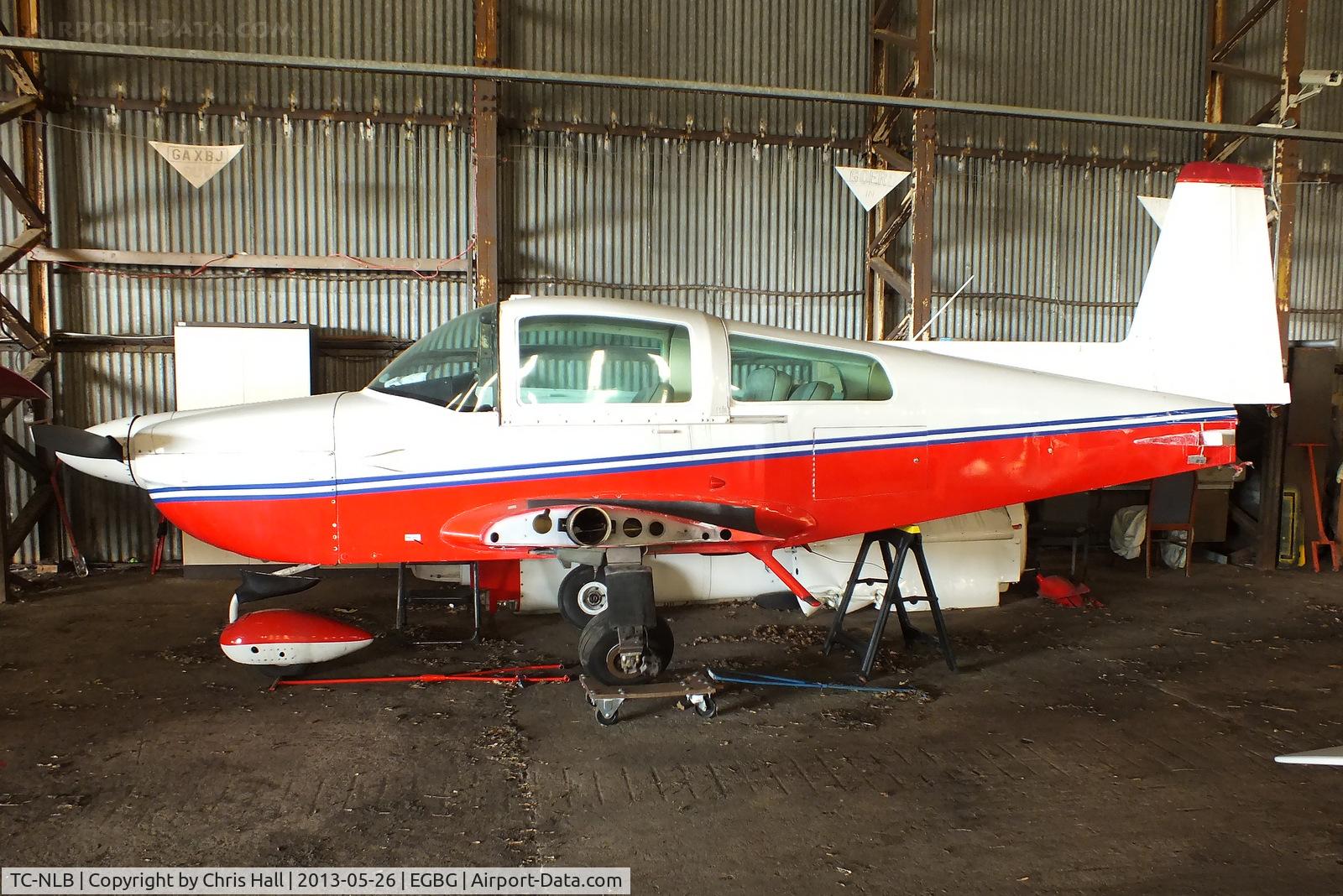 TC-NLB, Grumman American AA-5B Tiger C/N 10157, stored at Leicester