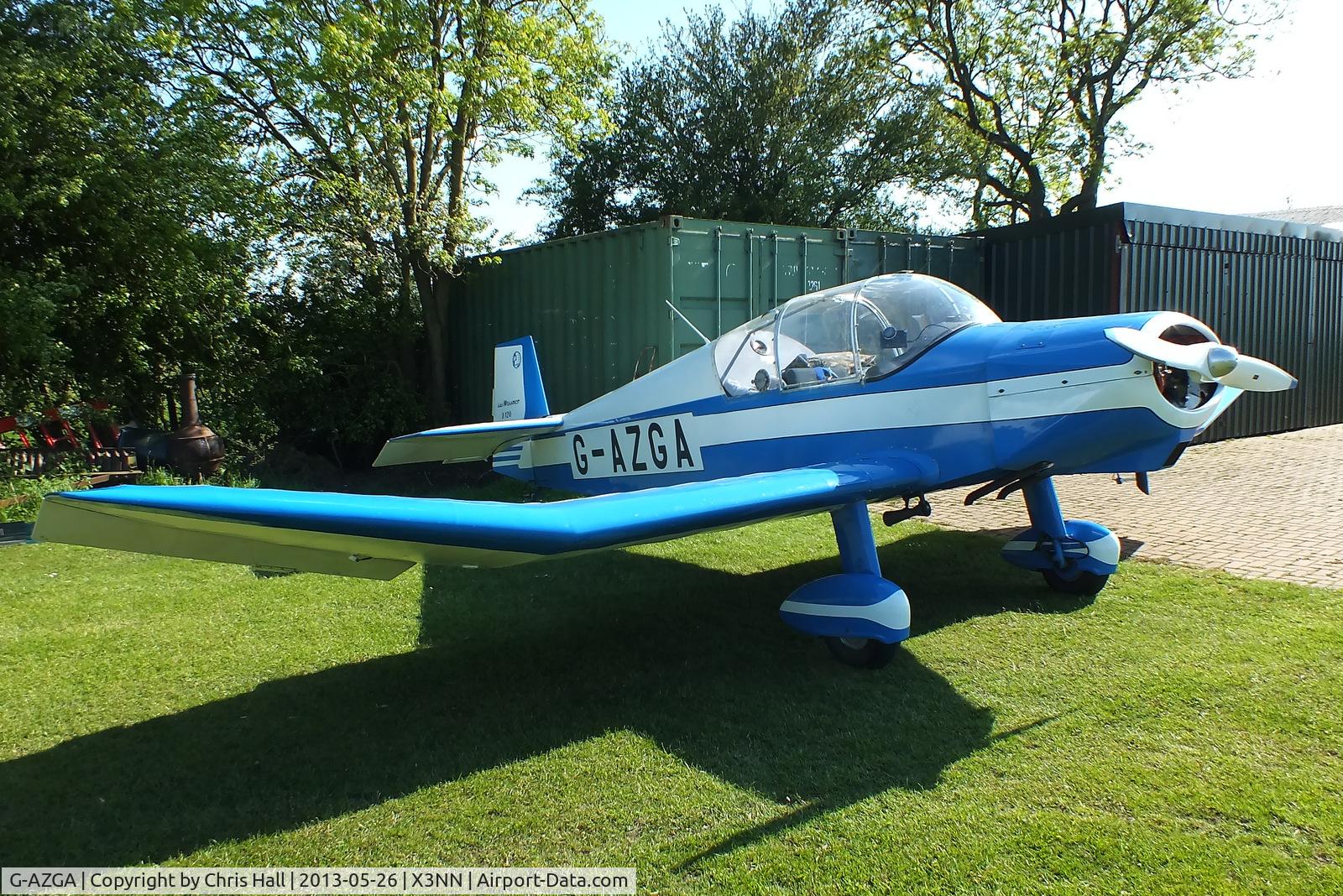 G-AZGA, 1959 Jodel D-120A Paris-Nice C/N 144, at Stoke Golding airfield, set amongst beautiful open countryside on the Leicestershire Warwickshire borders