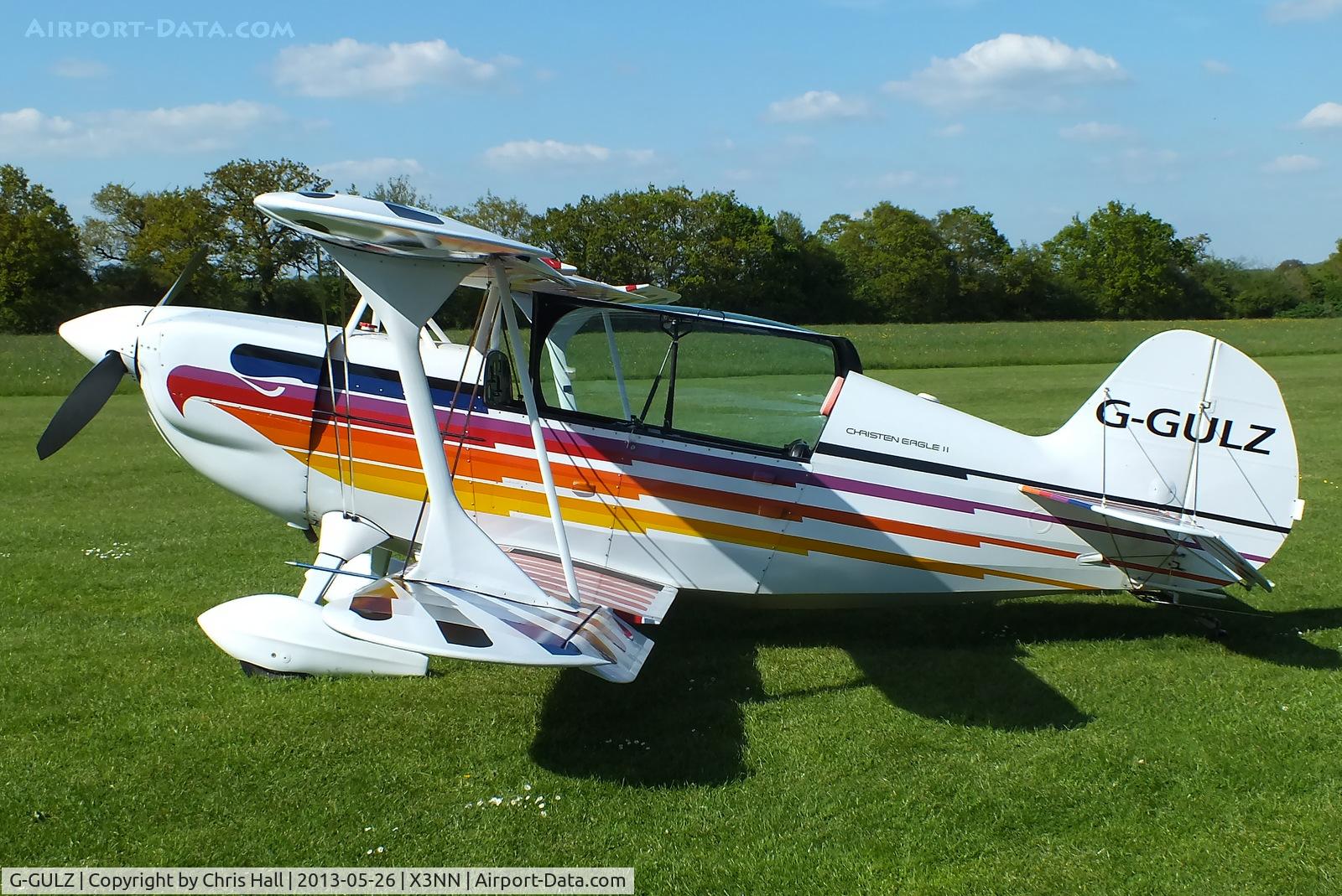 G-GULZ, 1989 Christen Eagle II C/N SEGLER 0001, at Stoke Golding airfield, set amongst beautiful open countryside on the Leicestershire Warwickshire borders