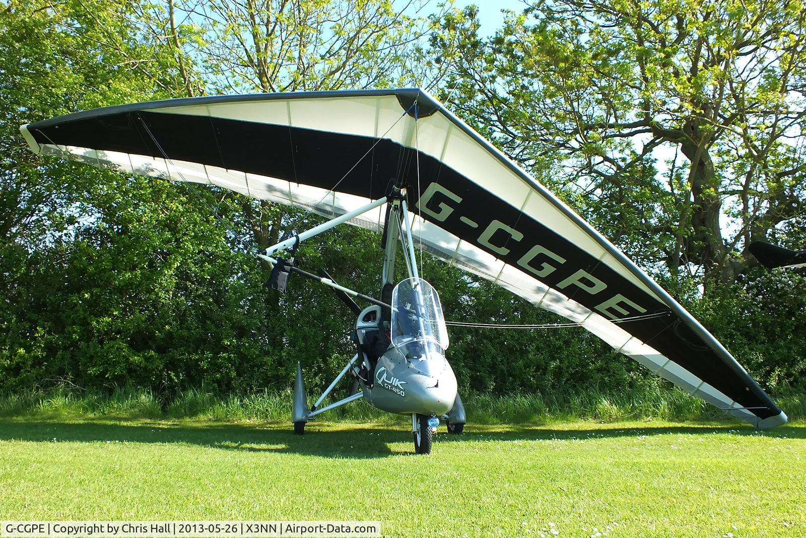 G-CGPE, P&M Aviation Quik GT450 C/N 8537, visitor to Stoke Golding airfield