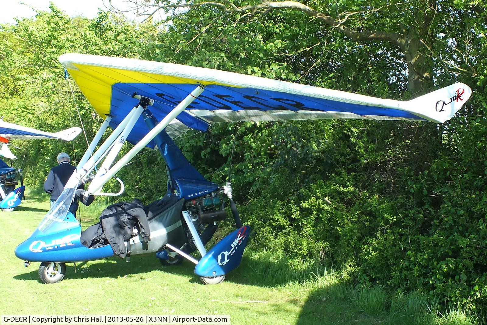 G-DECR, 2010 P&M Aviation QuikR C/N 8521, visitor to Stoke Golding airfield