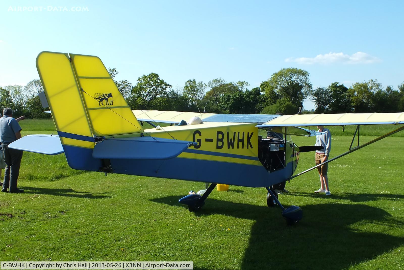 G-BWHK, 1995 Rans S-6-116 Coyote II C/N PFA 204A-12908, at Stoke Golding airfield, set amongst beautiful open countryside on the Leicestershire Warwickshire borders