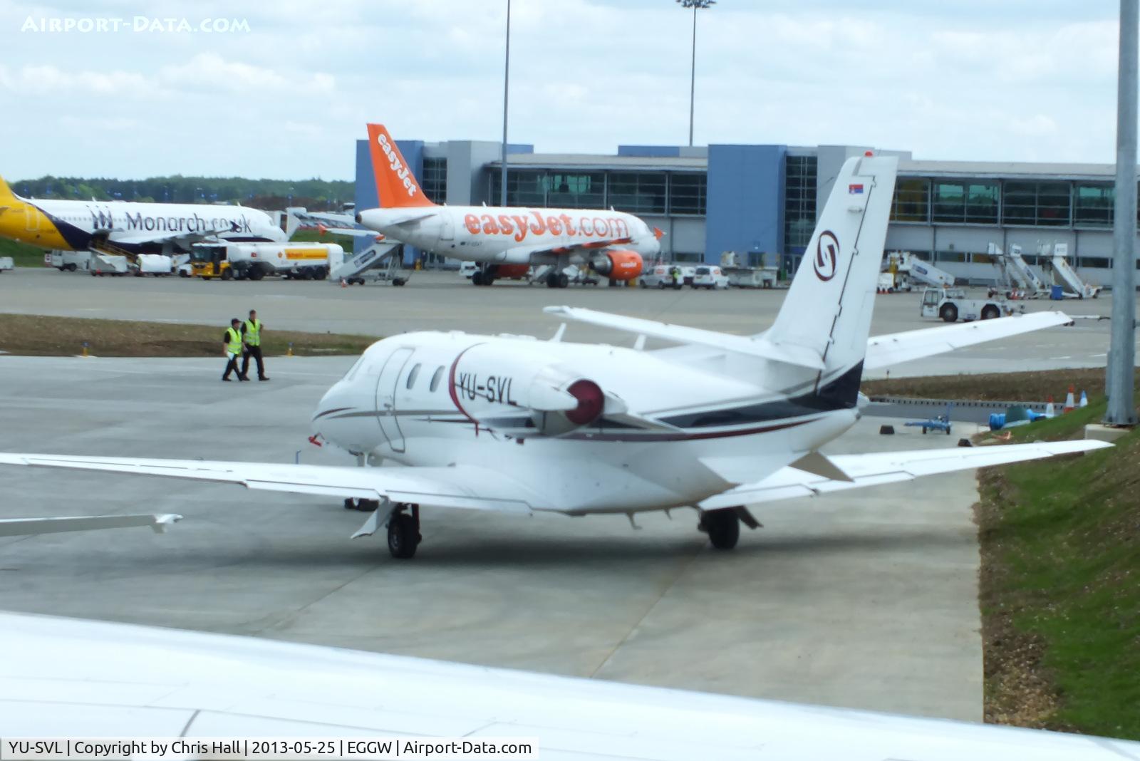 YU-SVL, 2008 Cessna 560XL Citation XLS C/N 560-5772, visitor for the Champions League Final