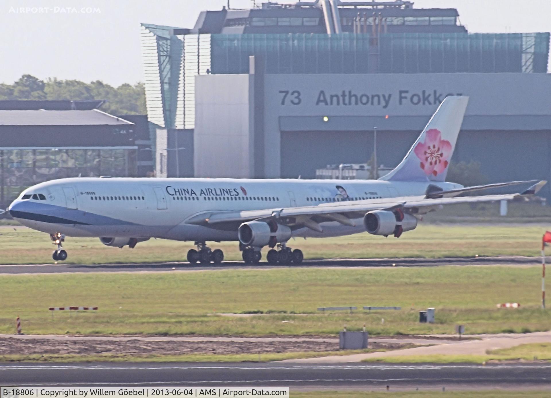 B-18806, 2001 Airbus A340-313 C/N 433, Arrival on Schiphol Airport