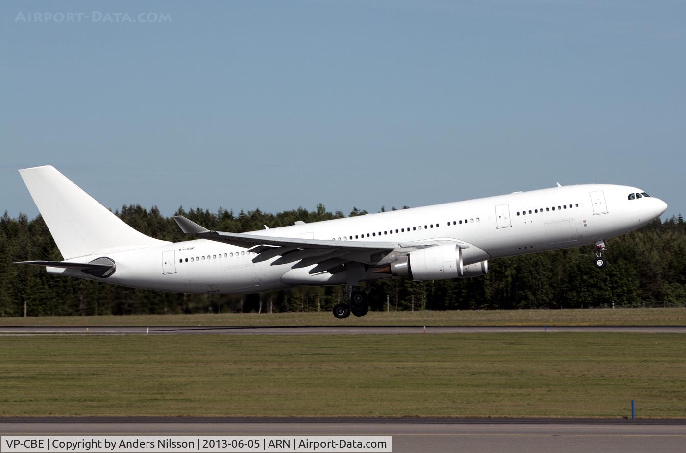 VP-CBE, 2012 Airbus A330-202 C/N 1321, Departing runway 19L.