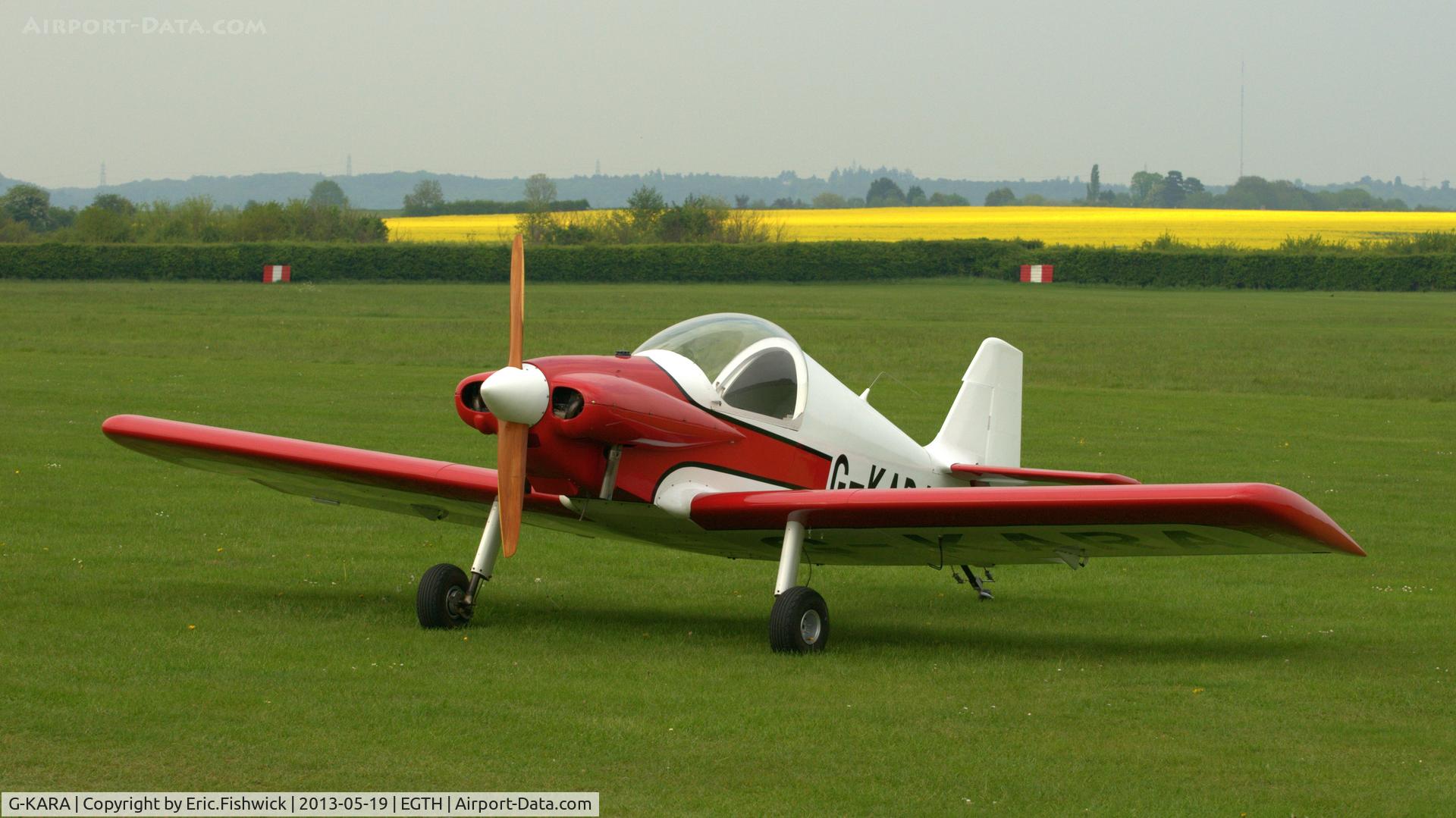 G-KARA, 1986 Brugger MB-2 Colibri C/N PFA 043-10980, 3. G-KARA at Shuttleworth Flying Day and LAA Party in the Park, May 2013.