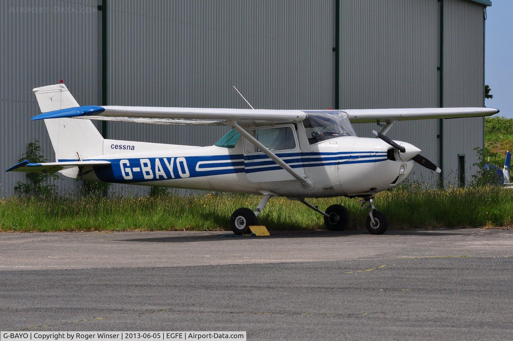 G-BAYO, 1973 Cessna 150L C/N 150-74435, Resident Cessna 150 operated by FlyWales.