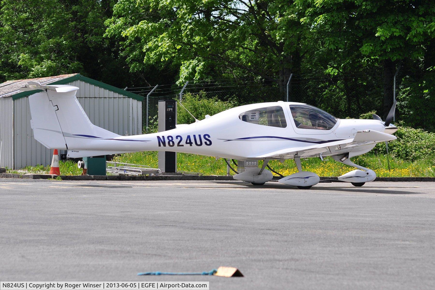 N824US, 2007 Diamond DA-40 Diamond Star C/N 40.824, Visiting DA 40.