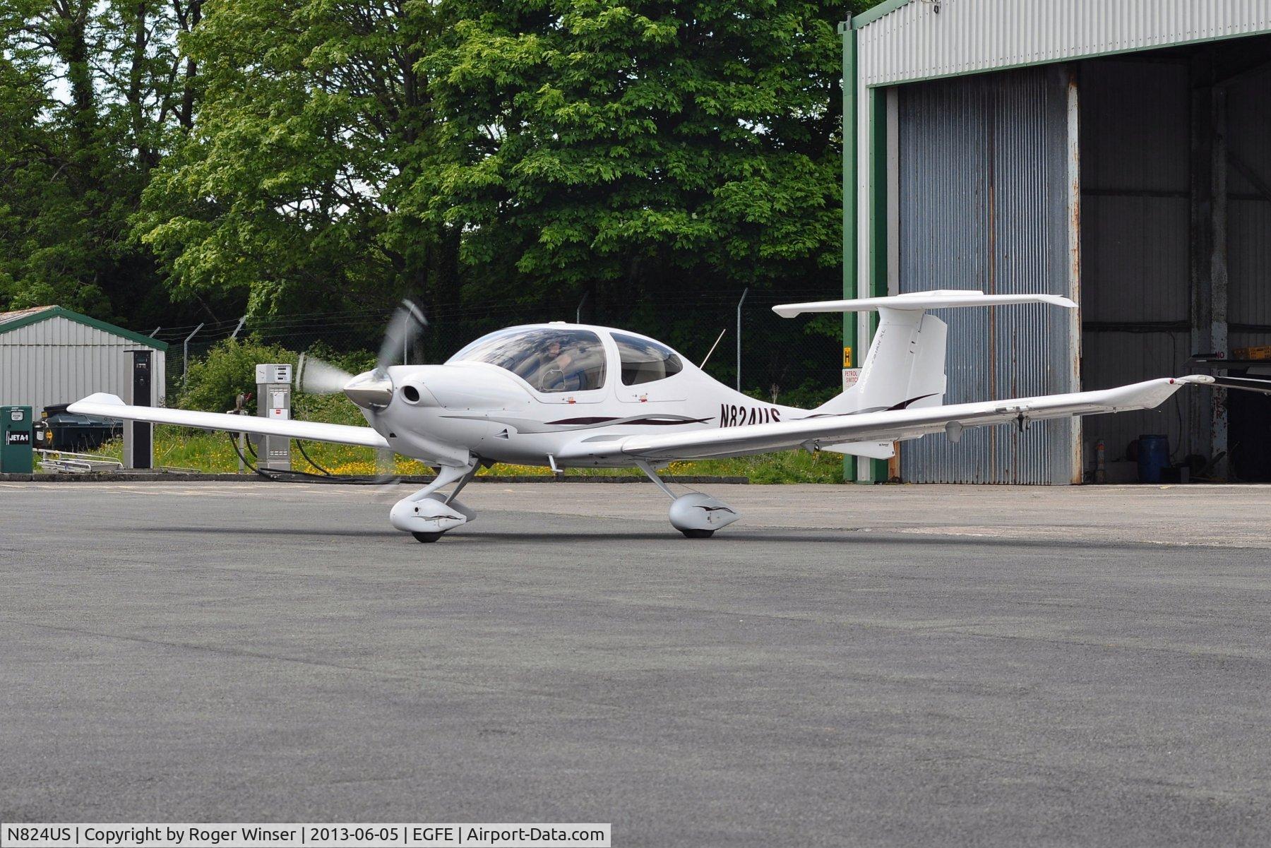 N824US, 2007 Diamond DA-40 Diamond Star C/N 40.824, Visiting DA 40.
