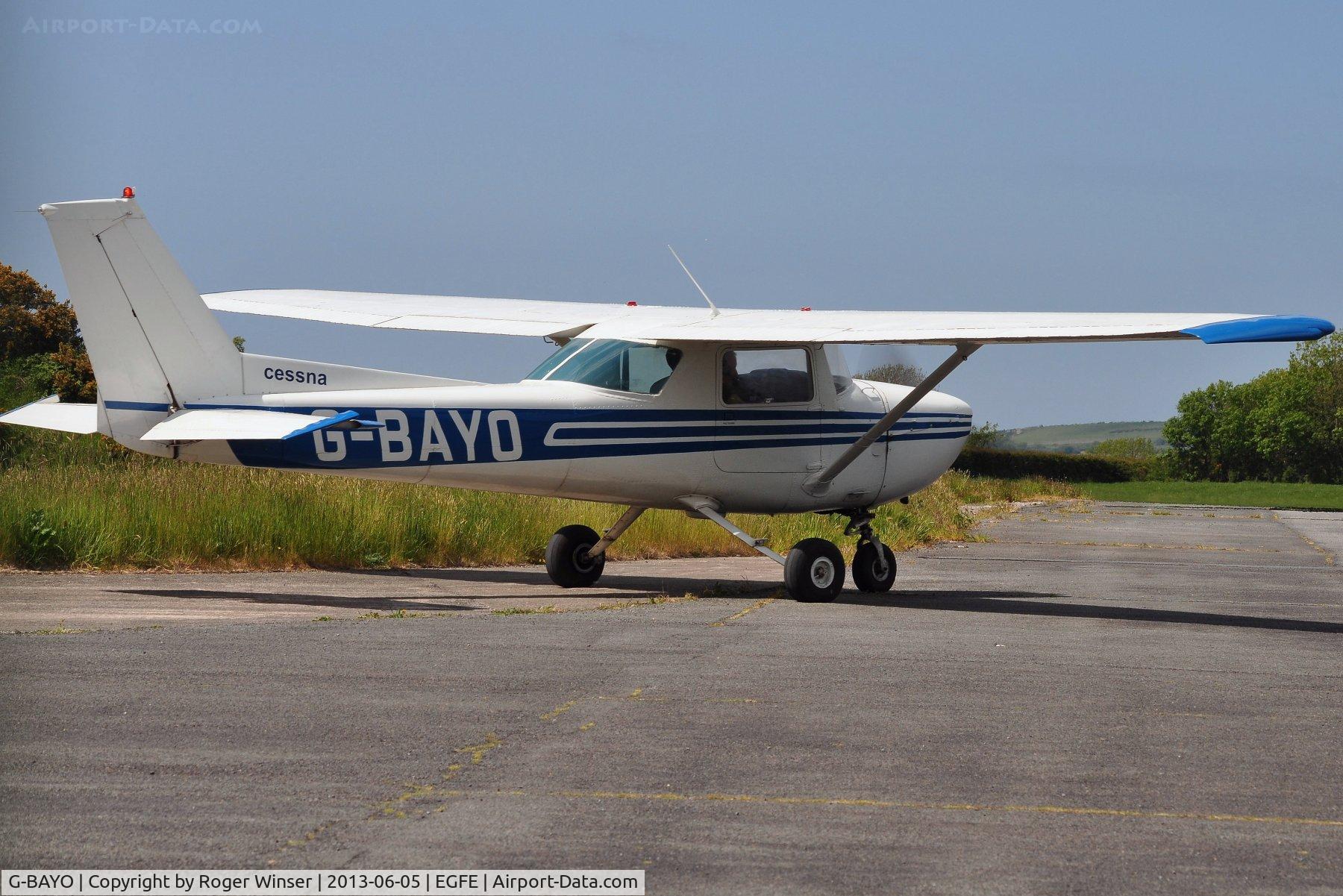 G-BAYO, 1973 Cessna 150L C/N 150-74435, Resident Cessna 150 operated by FlyWales.
