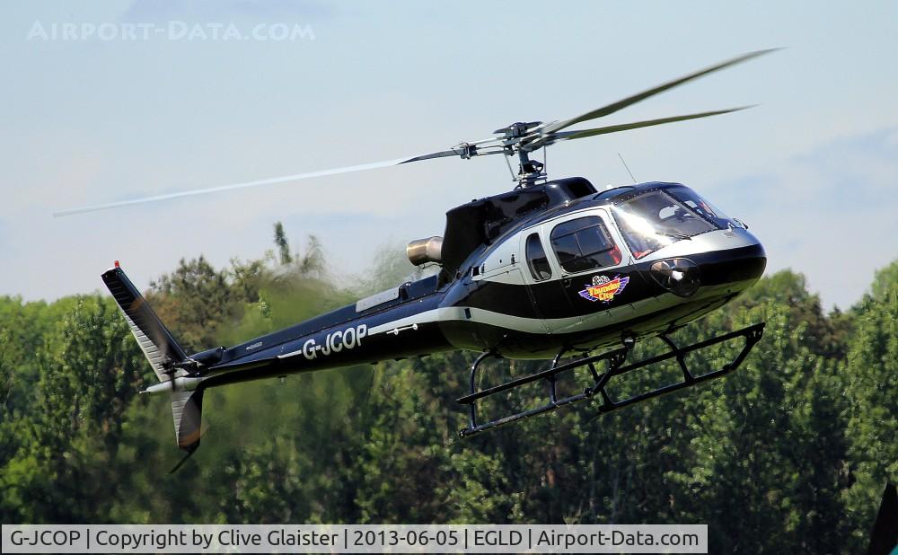 G-JCOP, 2007 Eurocopter AS-350B-3 Ecureuil Ecureuil C/N 4345, Originally owned to, Eurocopter UK Ltd in December 2007, currently with, Optimum Ltd since June 2008.