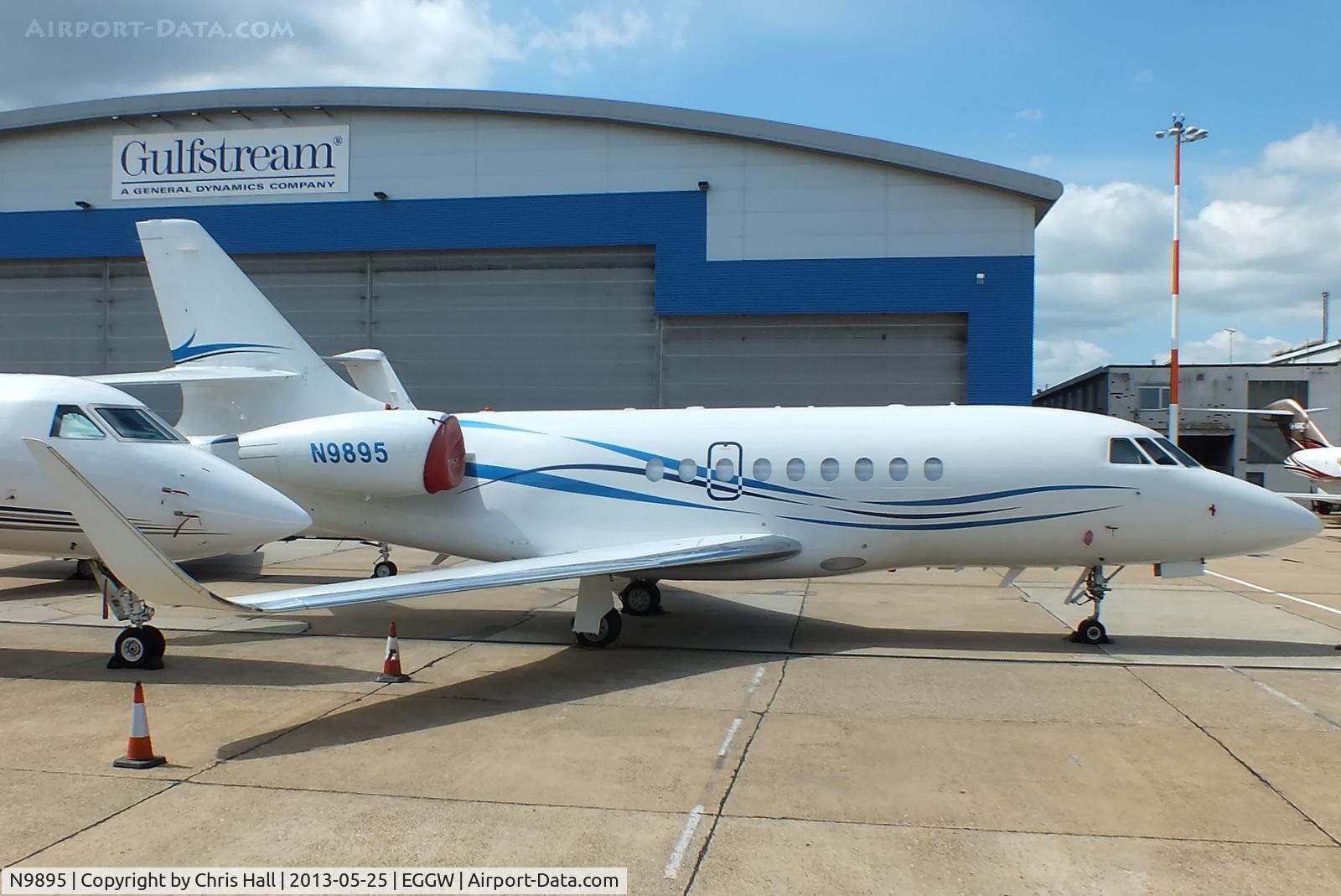 N9895, Dassault Falcon 2000EX C/N 184, visitor for the Champions League Final