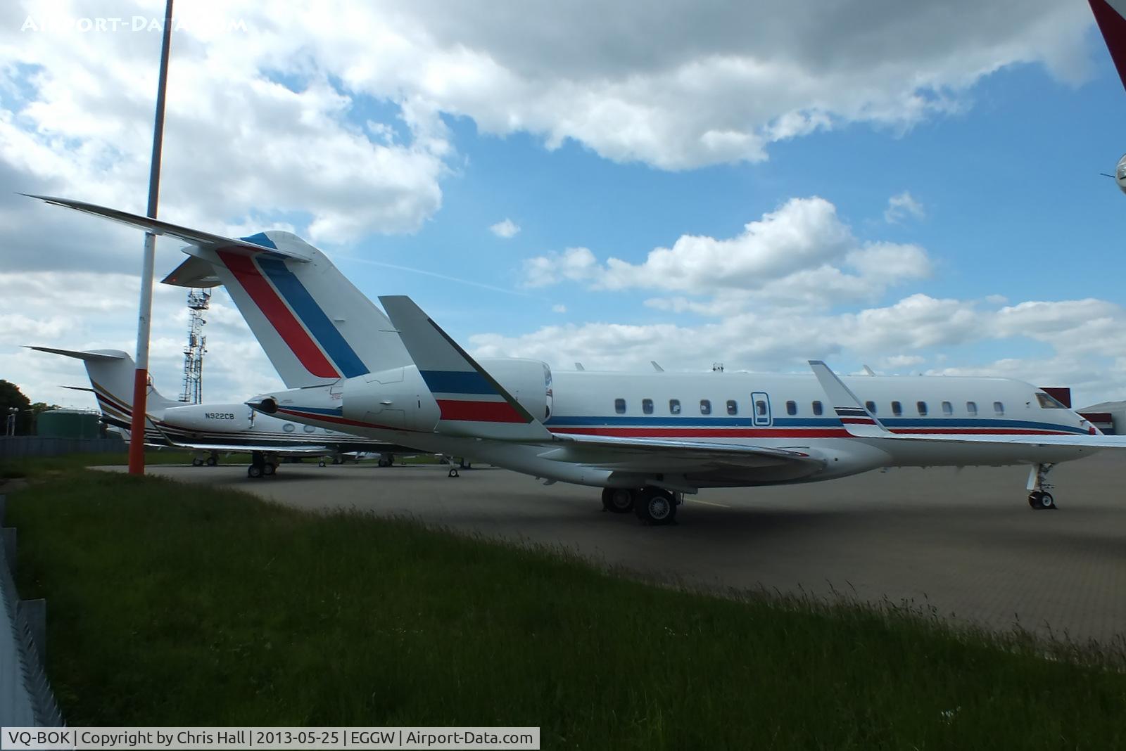 VQ-BOK, 2010 Bombardier BD-700-1A10 Global Express XRS C/N 9396, Rembrandt Tabacco