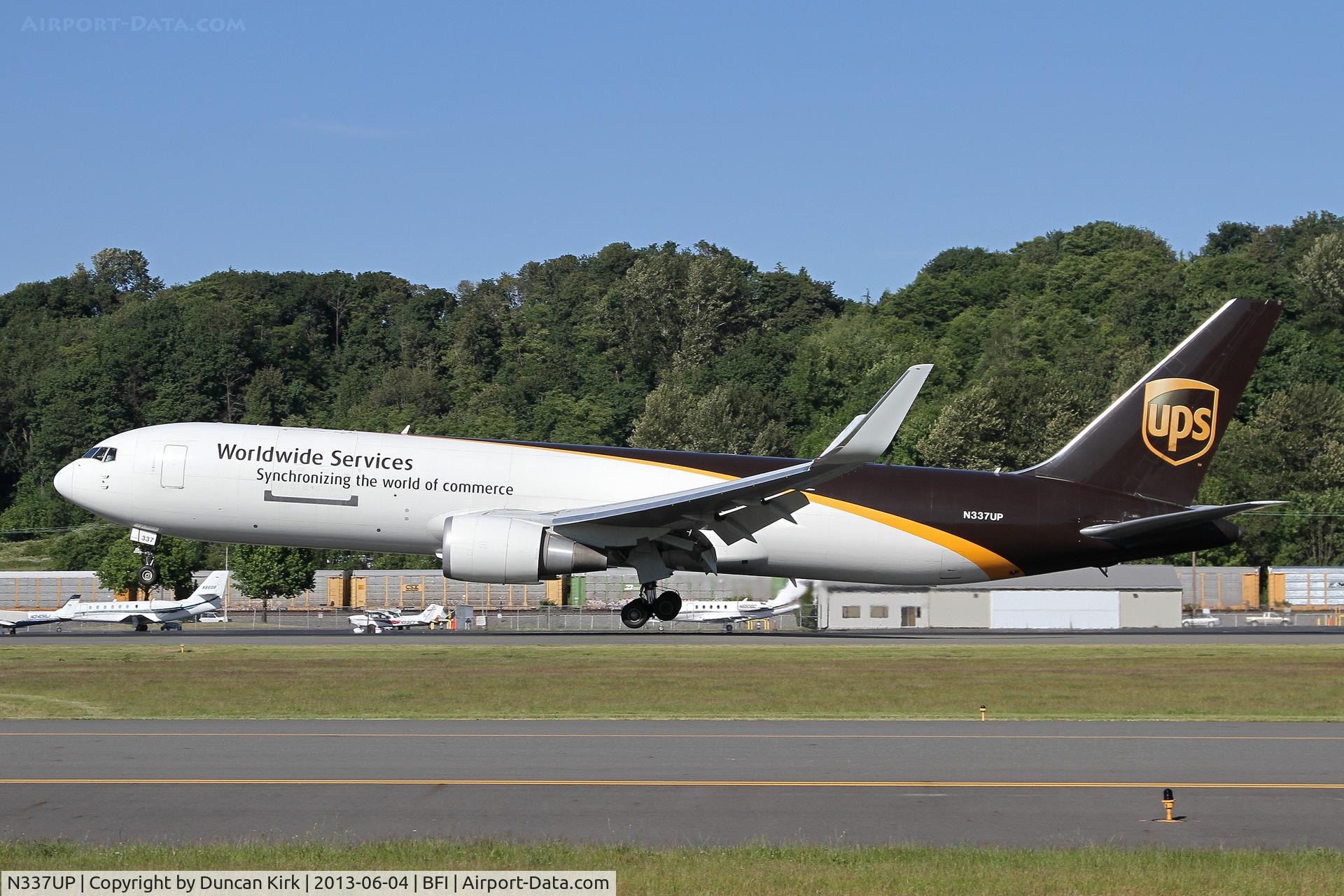N337UP, 2010 Boeing 767-34AFER C/N 37858, One of a few UPS B.767's wearing winglets at this time
