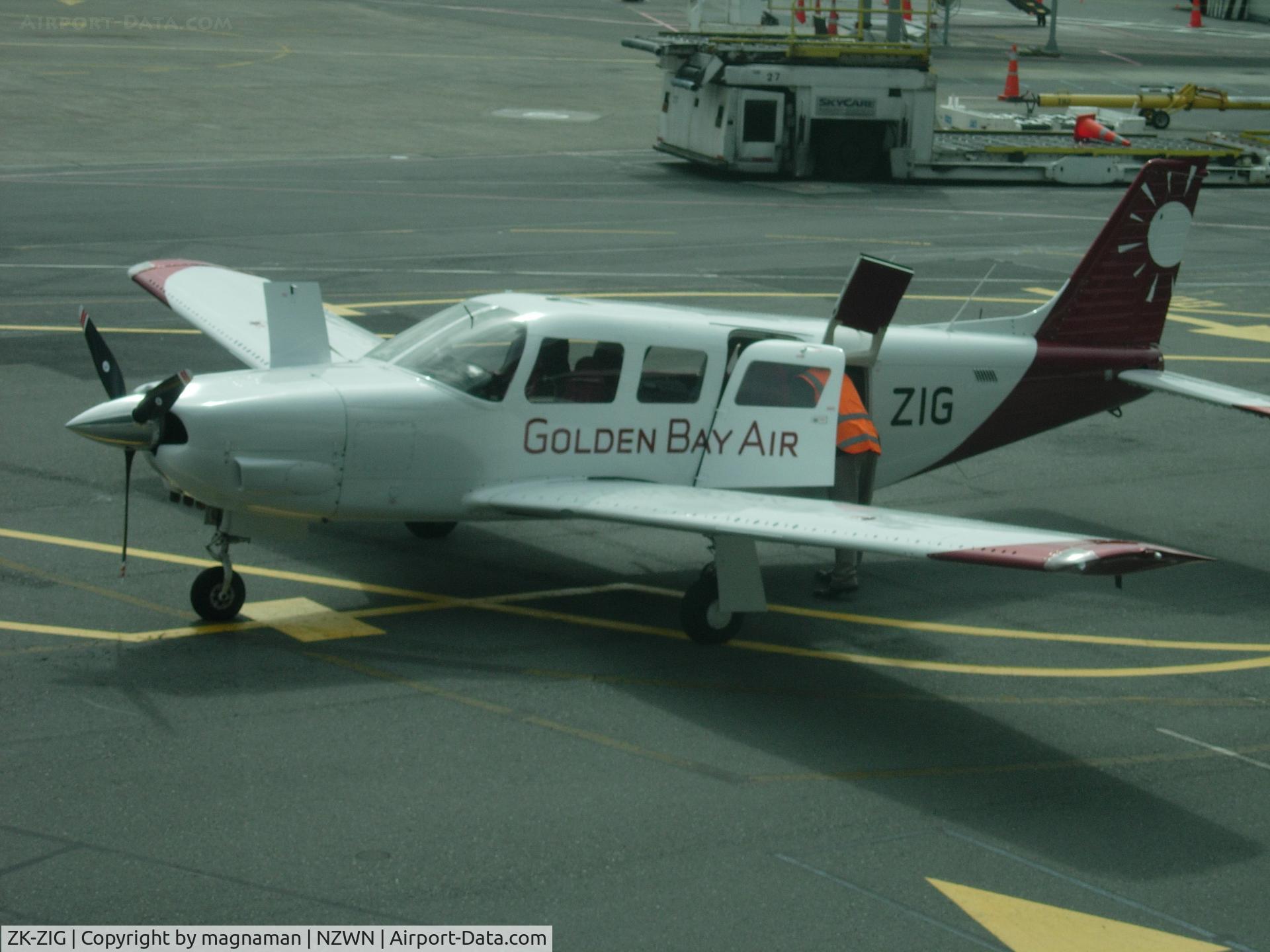 ZK-ZIG, 1980 Piper PA-32R-301 C/N 32R-8013045, missed ZAG