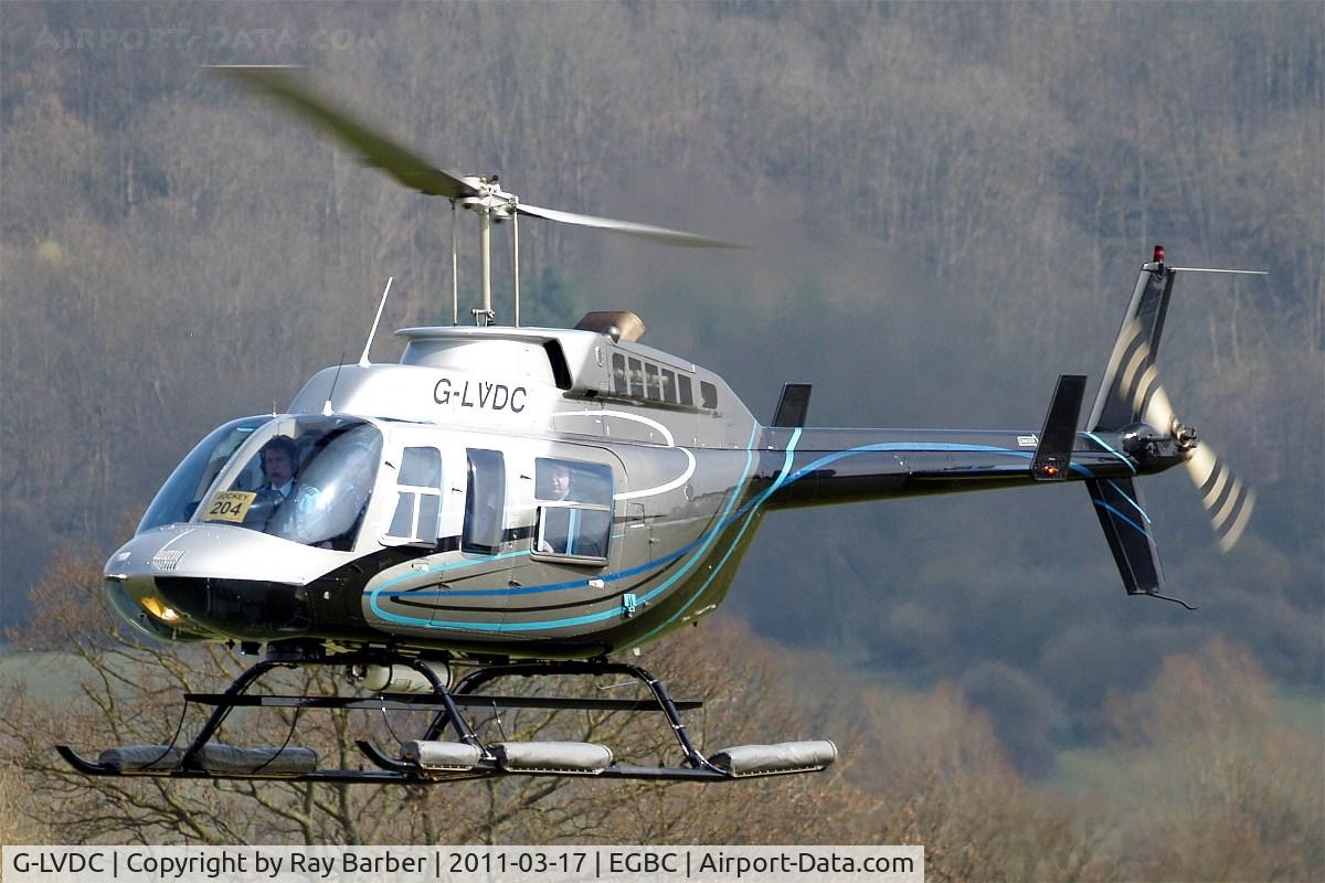 G-LVDC, 1989 Bell 206L-3 LongRanger III C/N 51300, Bell 206L-3 Long Ranger III [51300] Cheltenham Racecourse~G 17/03/2011
