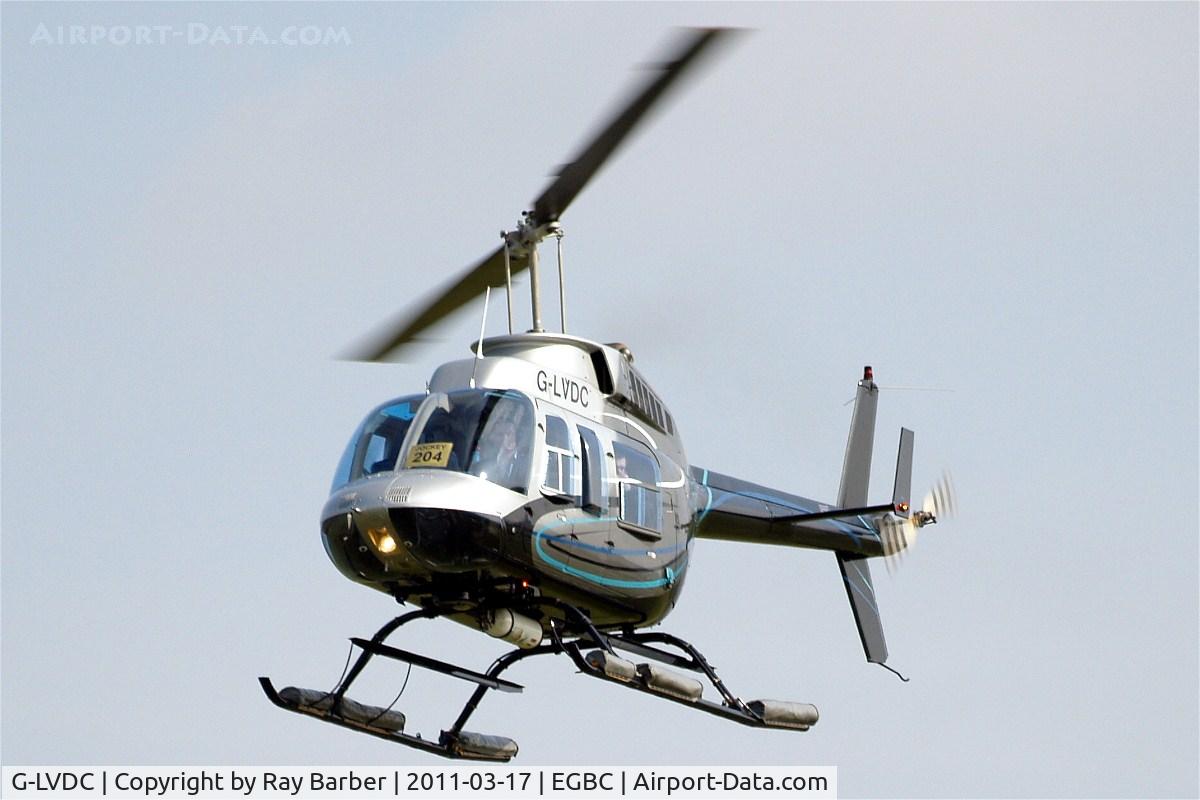 G-LVDC, 1989 Bell 206L-3 LongRanger III C/N 51300, Bell 206L-3 Long Ranger III [51300] Cheltenham Racecourse~G 17/03/2011