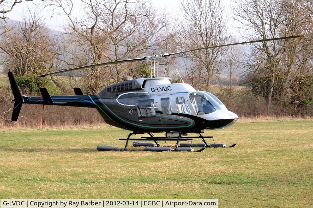 G-LVDC, 1989 Bell 206L-3 LongRanger III C/N 51300, Bell 206L-3 Long Ranger III [51300] Cheltenham Racecourse~G 14/03/2012