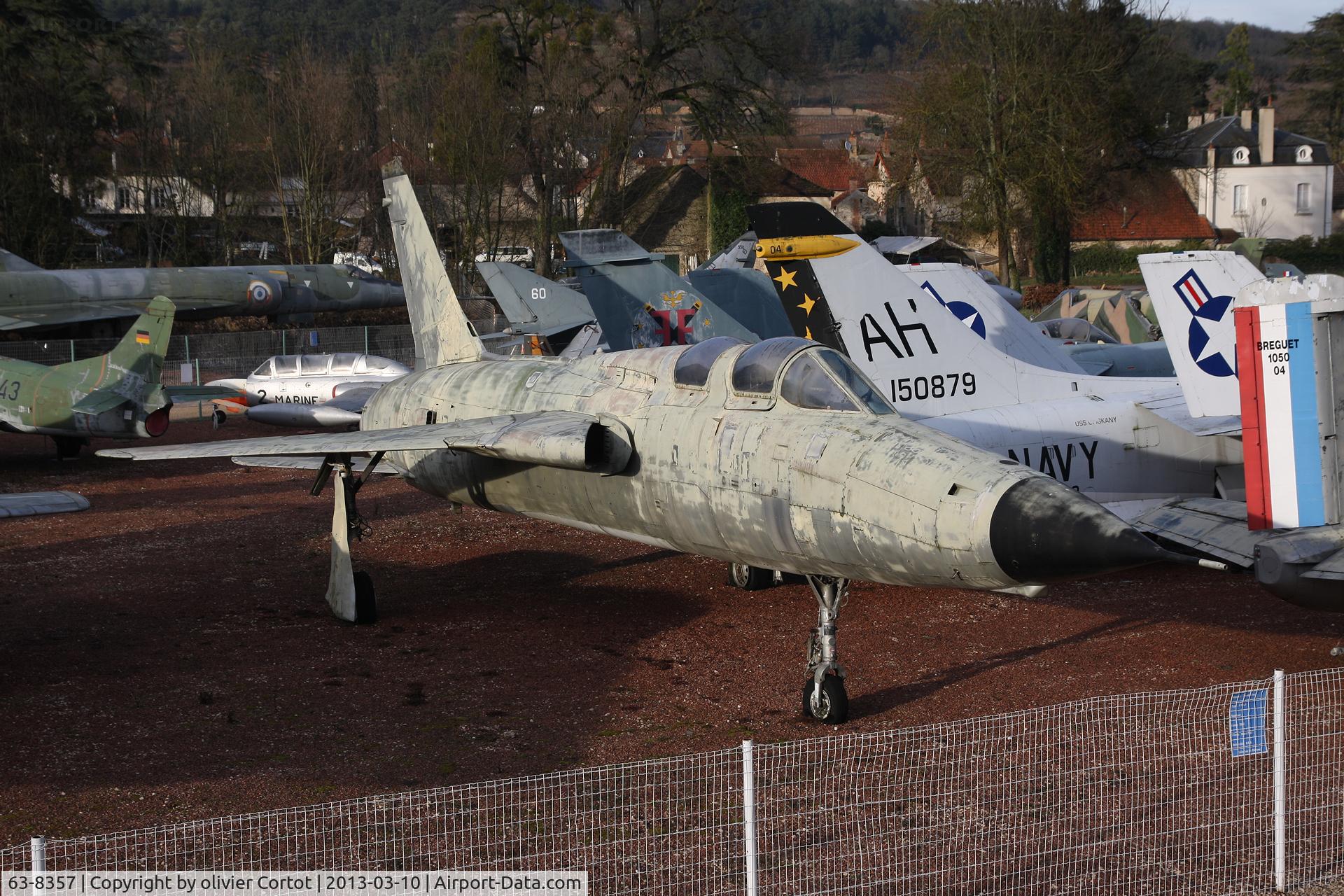 63-8357, Republic F-105F Thunderchief C/N F134, Savigny-les-Beaune castle collection