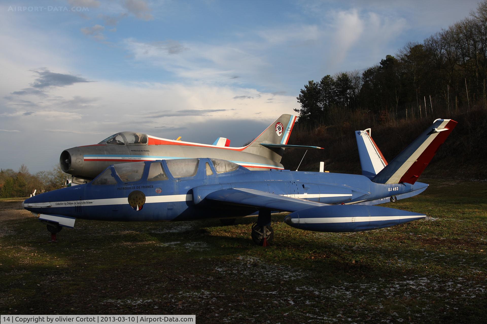 14, Fouga CM-170R Magister C/N 14, Patrouille de France markings