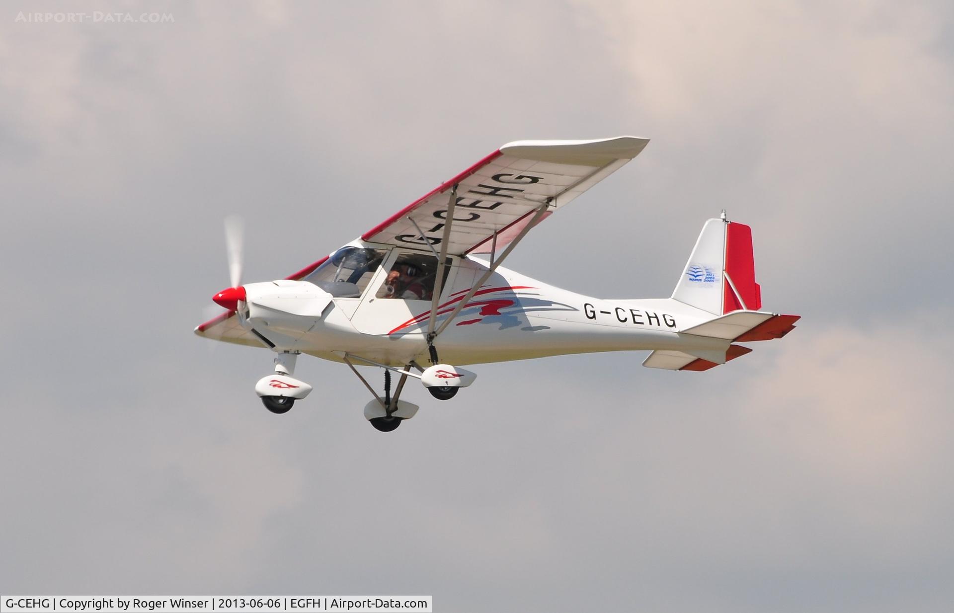 G-CEHG, 2006 Comco Ikarus C42 FB100 C/N 0612-6861, Resident C42 departing Runway 22.