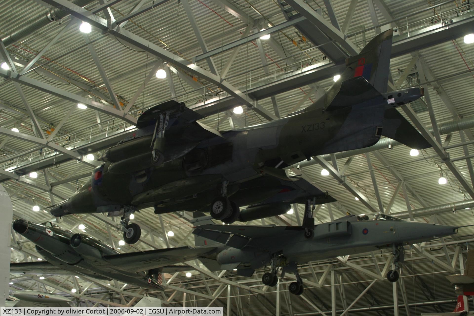 XZ133, 1976 Hawker Siddeley Harrier GR.3 C/N 712192, Duxford museum