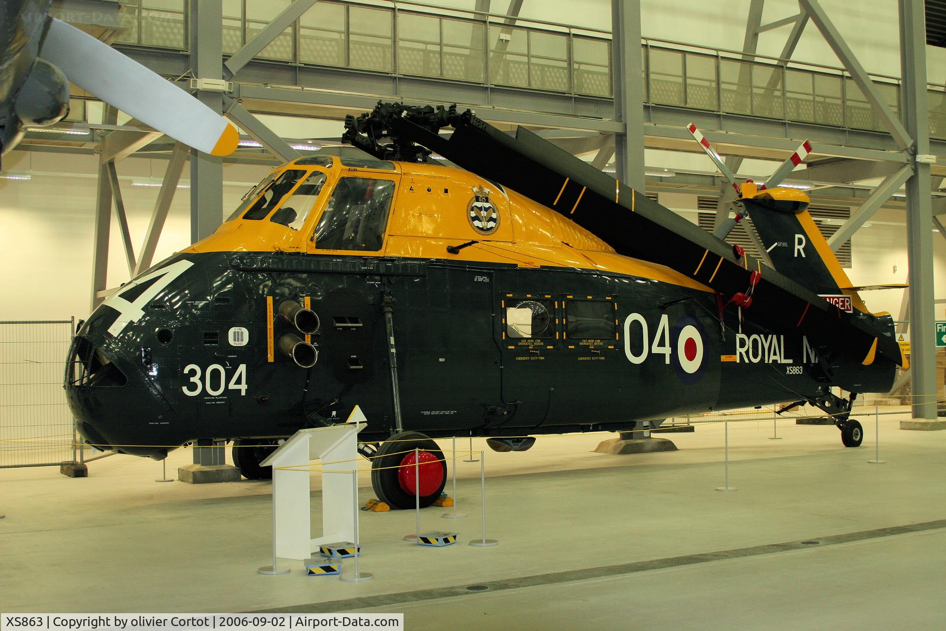 XS863, 1965 Westland Wessex HAS.1 C/N WA243, Duxford museum