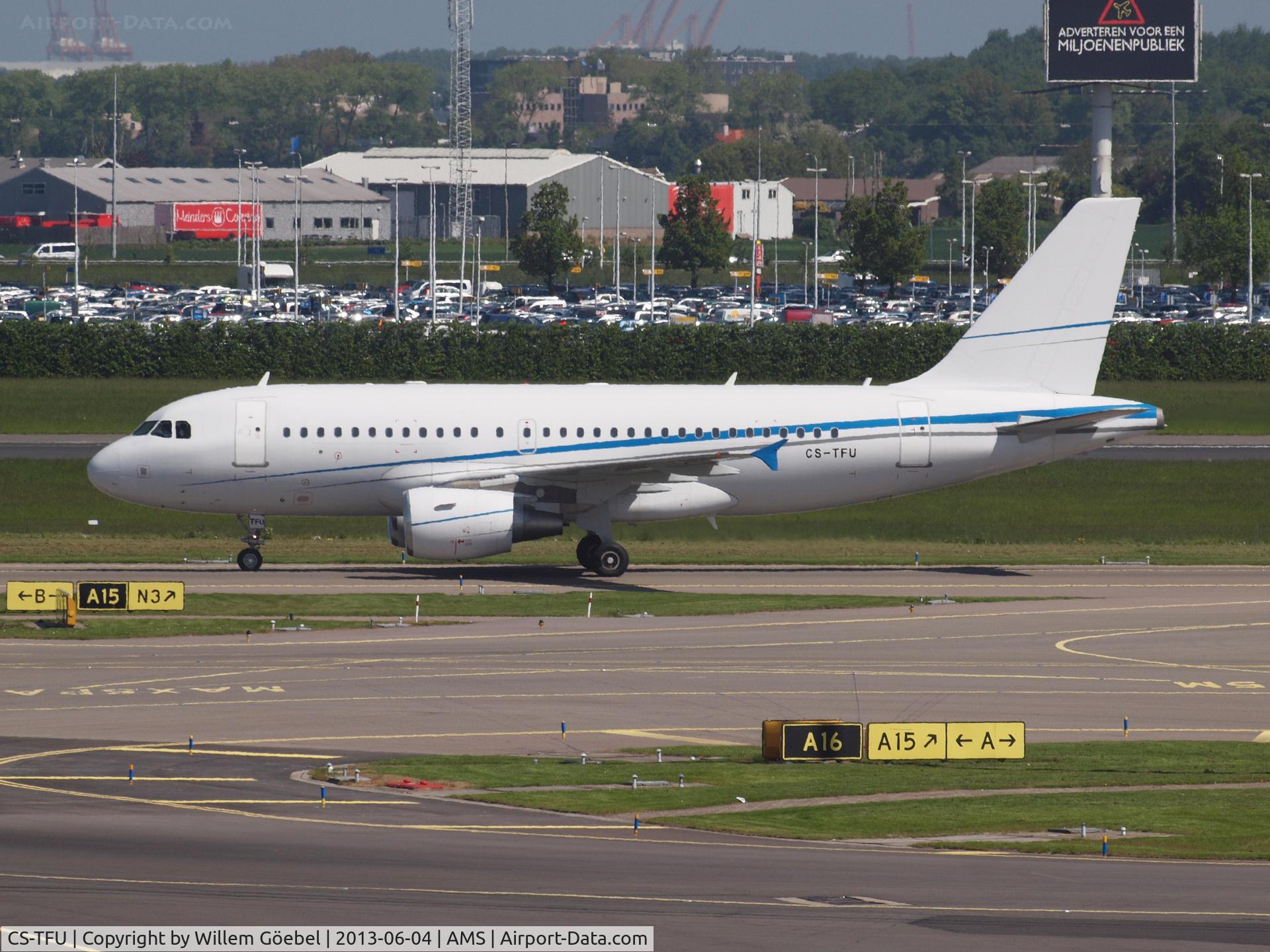 CS-TFU, 2005 Airbus A319-115LR C/N 2440, Taxi to the runway 36L on Schiphol Airport