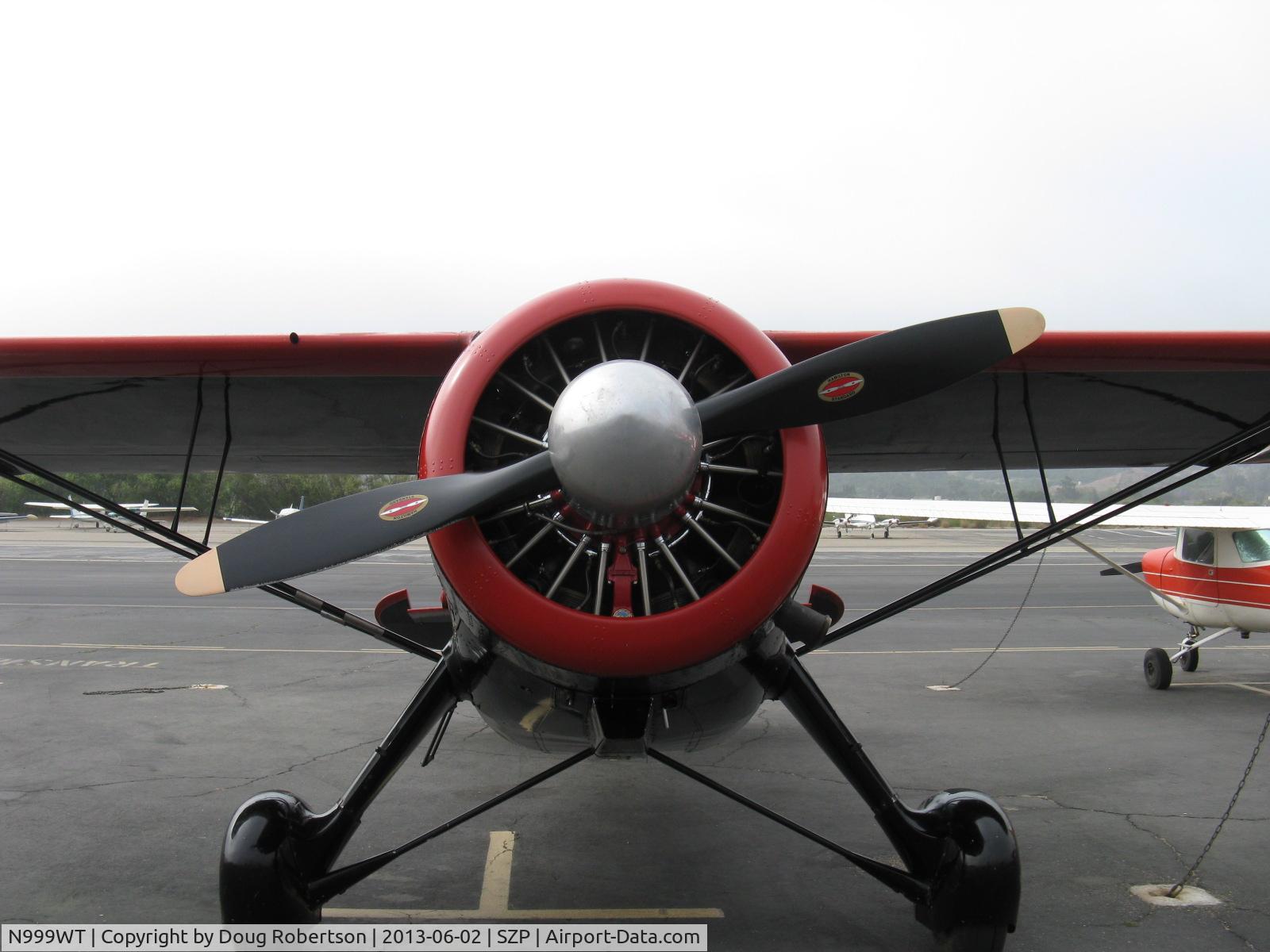 N999WT, 1943 Howard Aircraft DGA-15P C/N 29462, 1943 Howard DGA-15P 'Black Bear', P&W R-985 Wasp Jr. 450 Hp, large spinner, prop