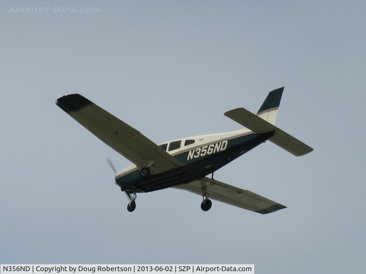 N356ND, 2003 Piper PA-28-161 Cherokee Warrior III C/N 2842184, 2003 Piper PA-28-161 WARRIOR III, Lycoming O-320-D3G 160 Hp, takeoff climb Rwy 22