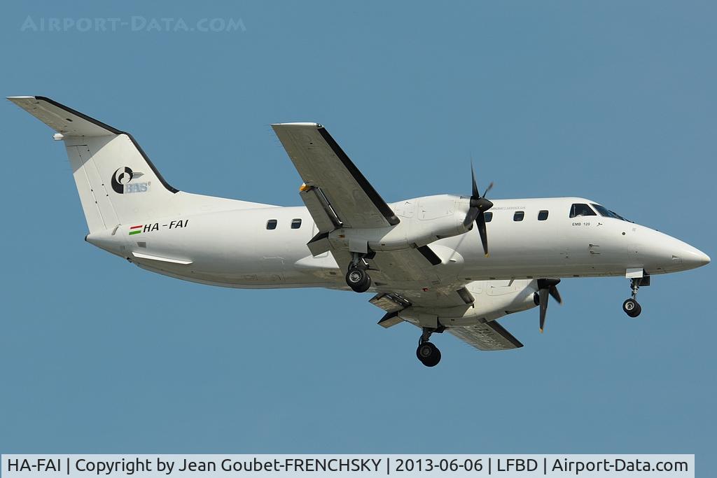 HA-FAI, 1989 Embraer EMB-120ER Brasilia C/N 120123, Budapest Aircraft Services