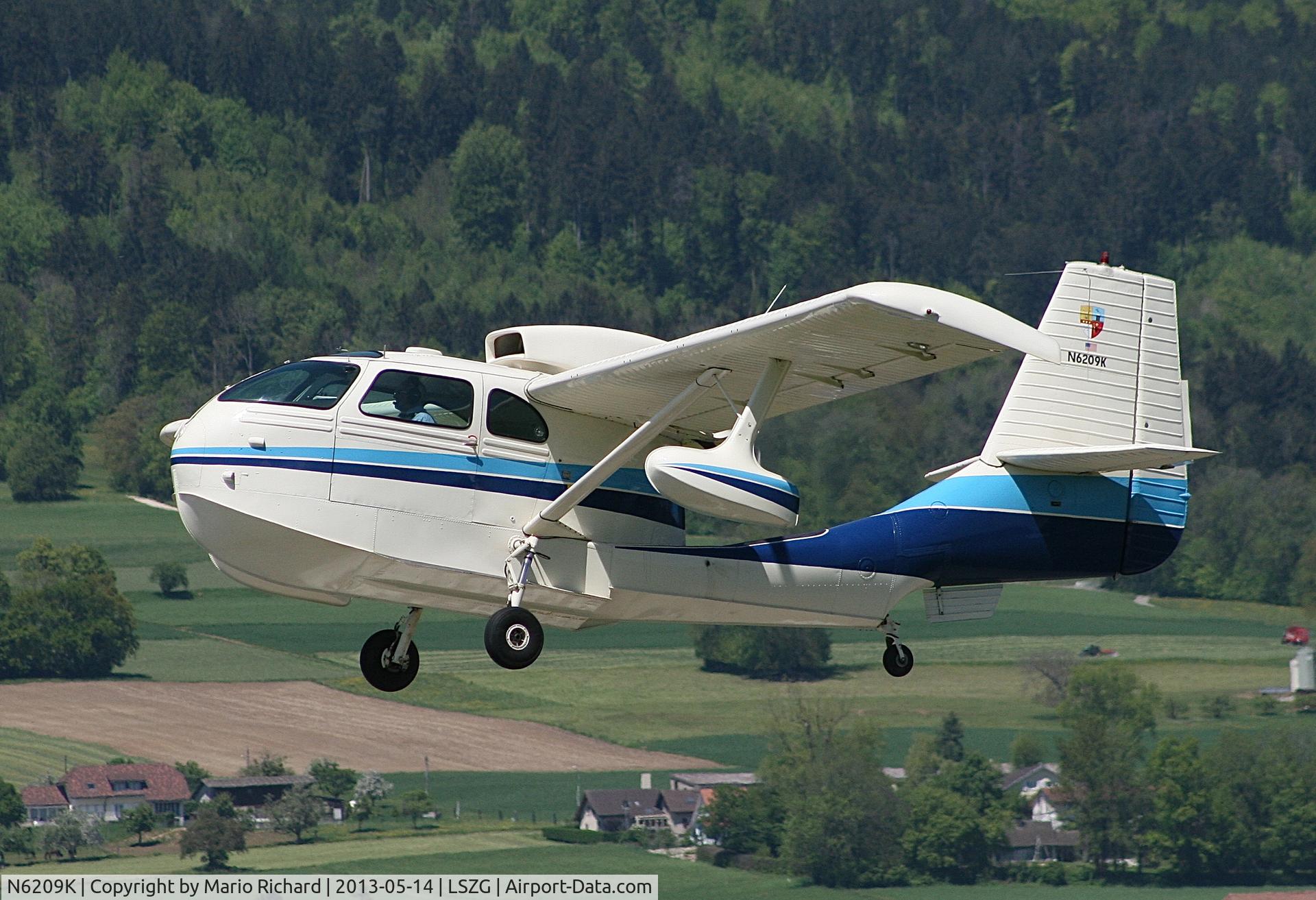 N6209K, 1947 Republic RC-3 Seabee C/N 409, after short stop at Grenchen