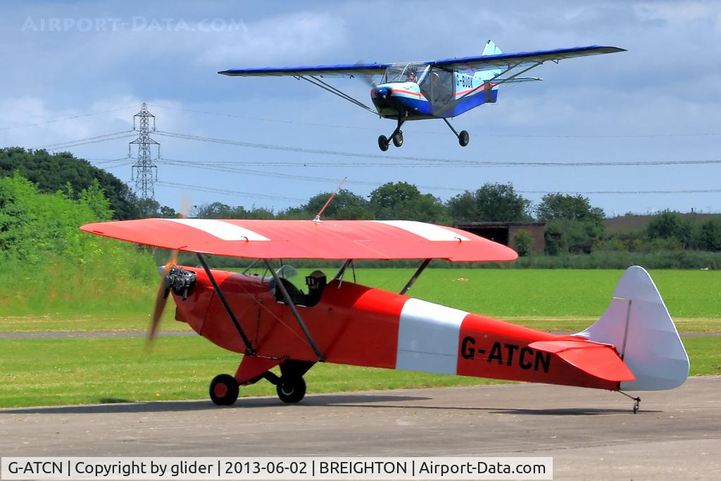 G-ATCN, 1965 Luton LA-4A Minor C/N PAL 1118, Waiting his turn!