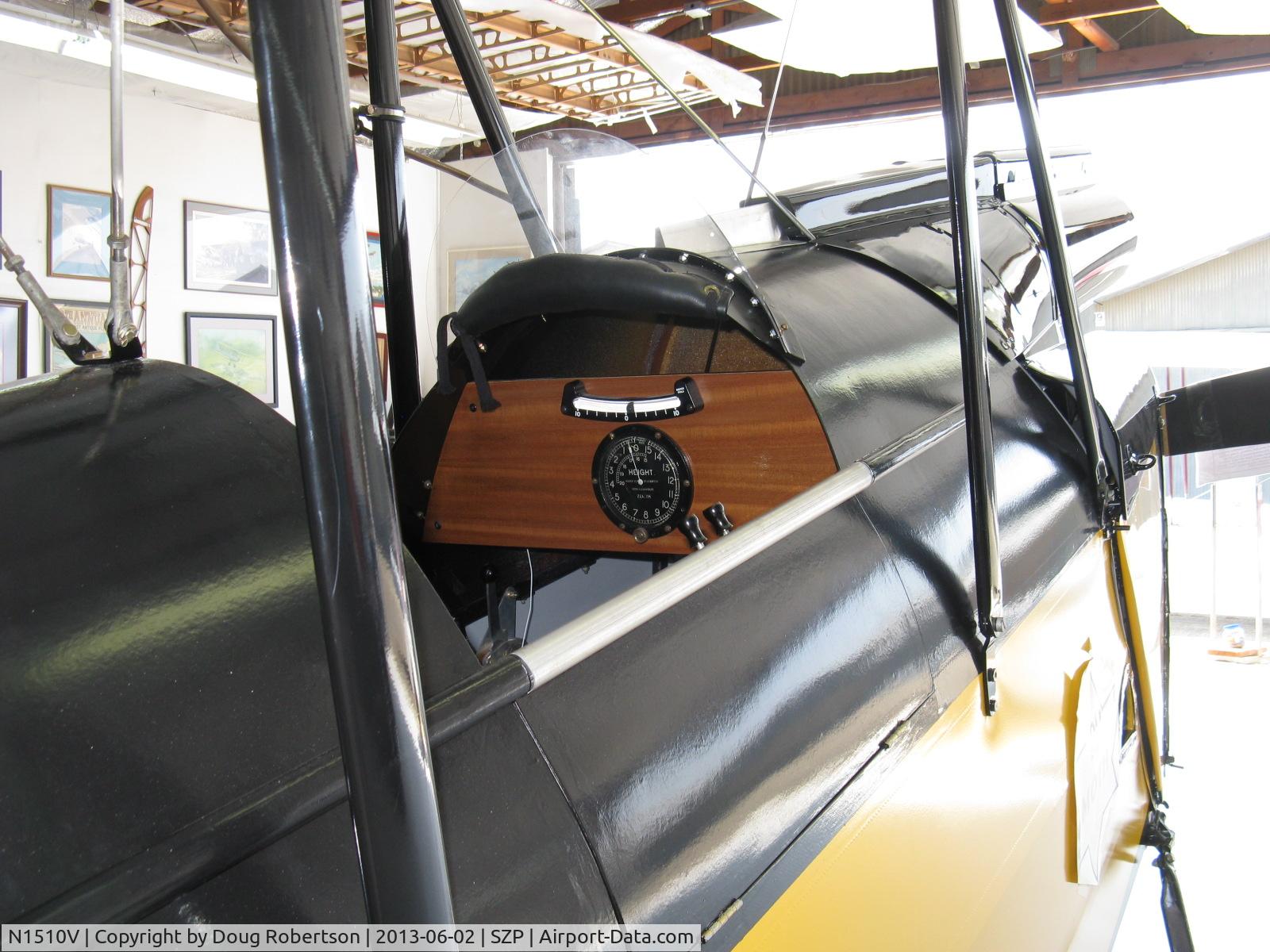 N1510V, 1928 De Havilland DH.60G Gipsy Moth C/N 506, 1948 DeHavilland DH.60G GIPSY MOTH, DeHavilland Grp. 3 Gipsy II, in rebuild, forward cockpit panel