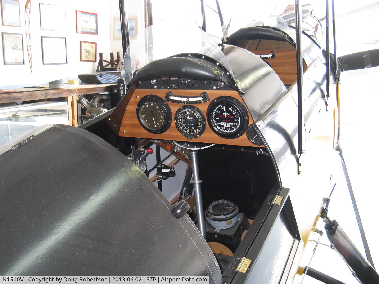 N1510V, 1928 De Havilland DH.60G Gipsy Moth C/N 506, 1948 DeHavilland DH.60G GIPSY MOTH, DeHavilland Grp. 3 Gipsy II, in rebuild, rear cockpit panel