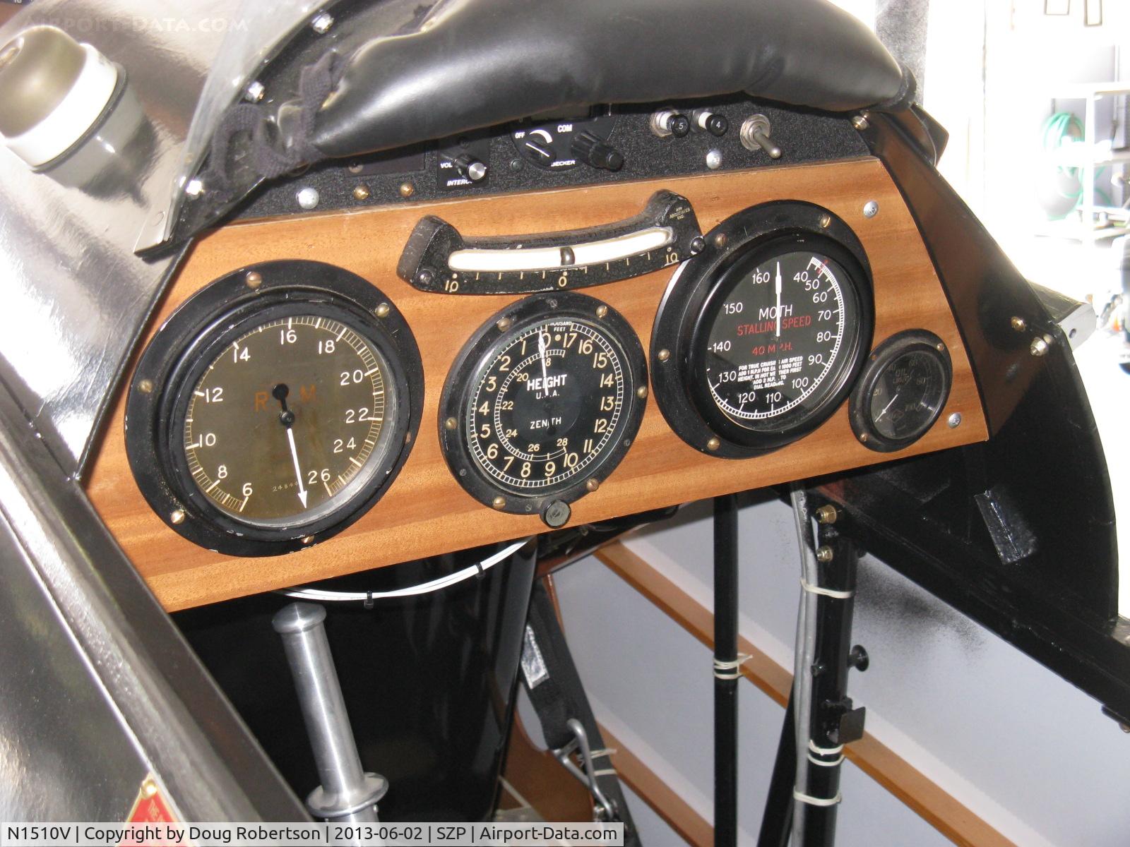 N1510V, 1928 De Havilland DH.60G Gipsy Moth C/N 506, 1948 DeHavilland DH.60G GIPSY MOTH, DeHavilland Grp. 3 Gipsy II, in rebuild, rear cockpit panel