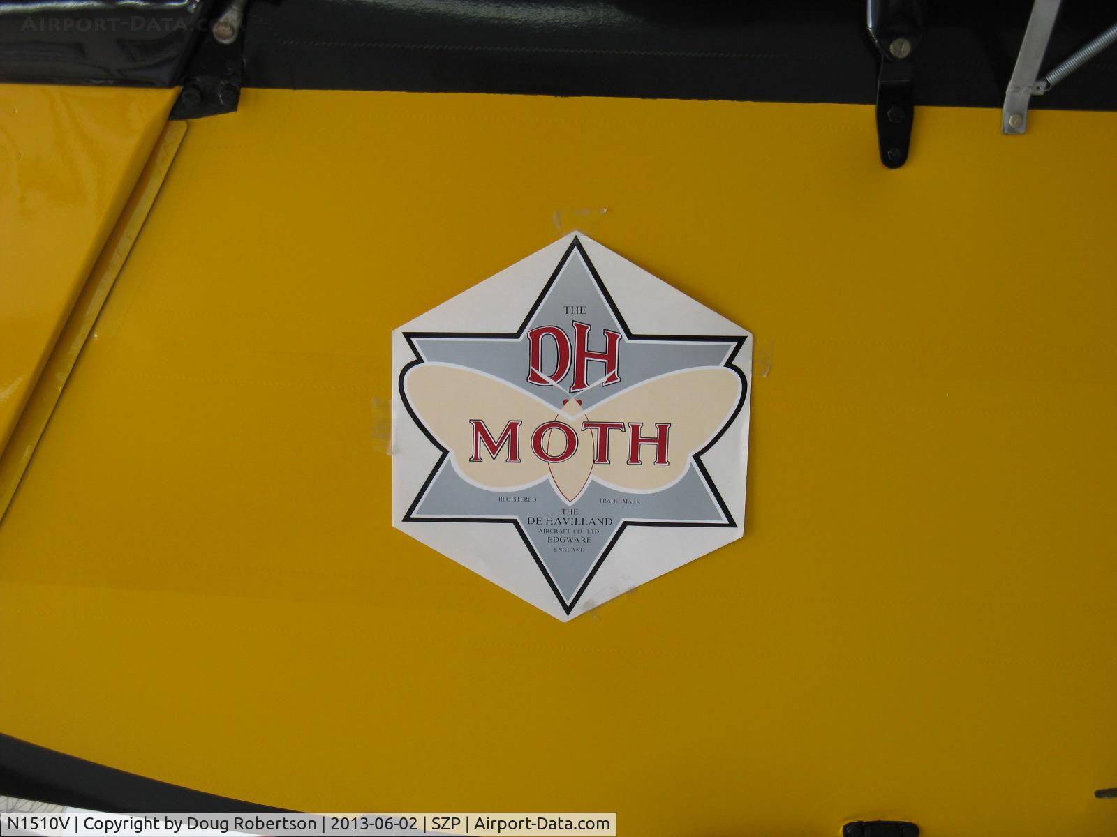 N1510V, 1928 De Havilland DH.60G Gipsy Moth C/N 506, 1948 DeHavilland DH.60G GIPSY MOTH, DeHavilland Grp. 3 Gipsy II, logo