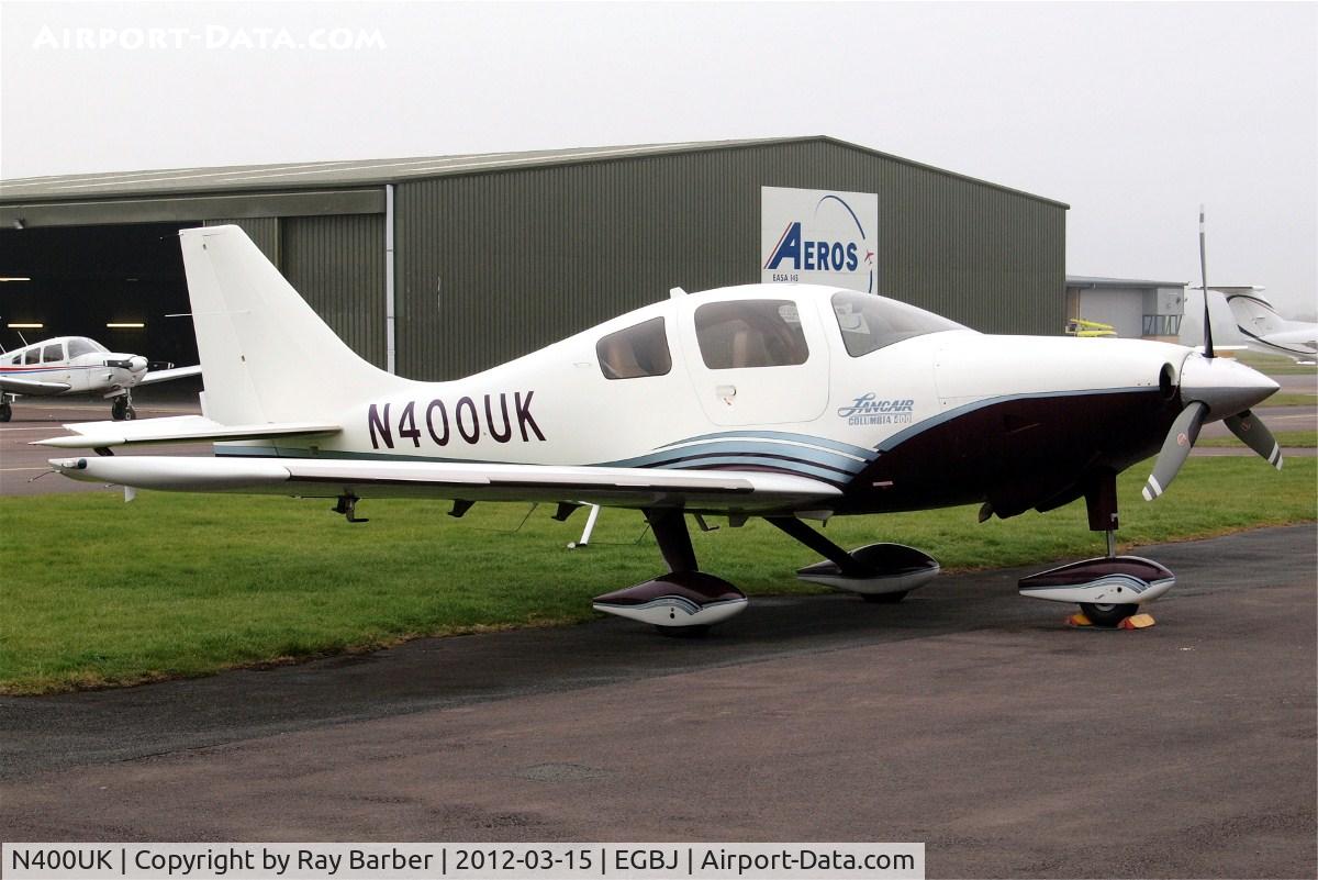 N400UK, 2005 Lancair LC41-550FG C/N 41062, Neico Lancair LC-41-550FG Columbia 400 [41062] Staverton~G 15/03/2012