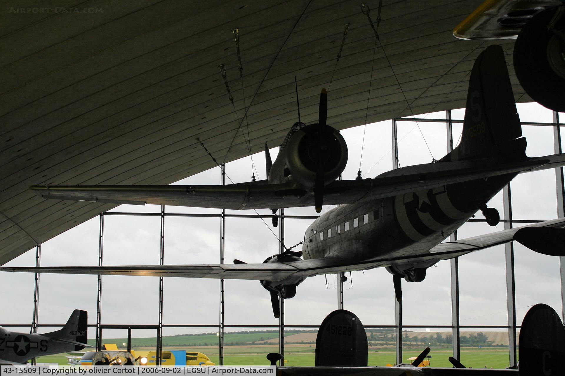 43-15509, 1943 Douglas C-47A Skytrain C/N 19975, rear view, American museum Duxford