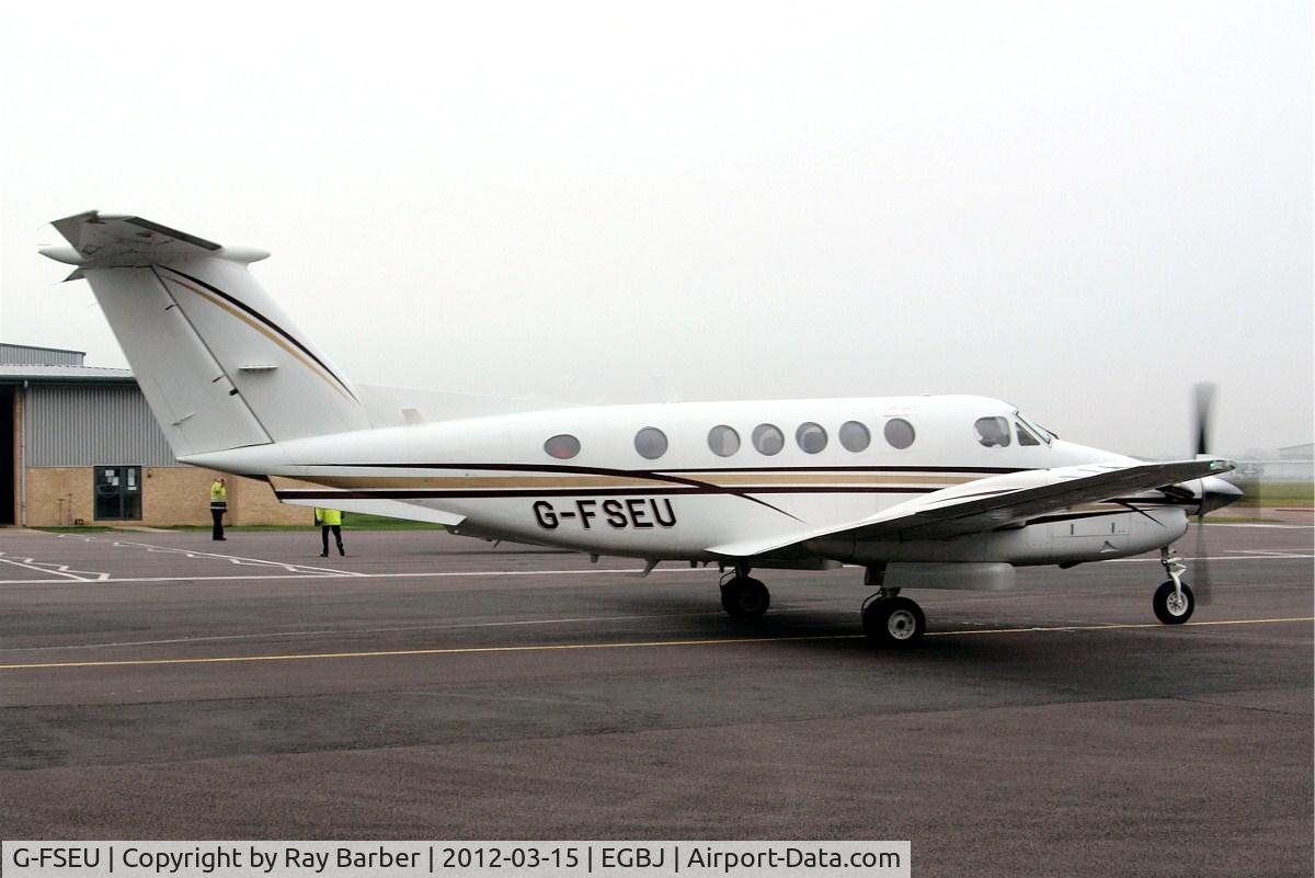 G-FSEU, 1978 Beech B200 Super King Air King Air C/N BB-331, Beech 200 Super King Air [BB-331] (Fly Wales) Staverton~G 15/03/2012