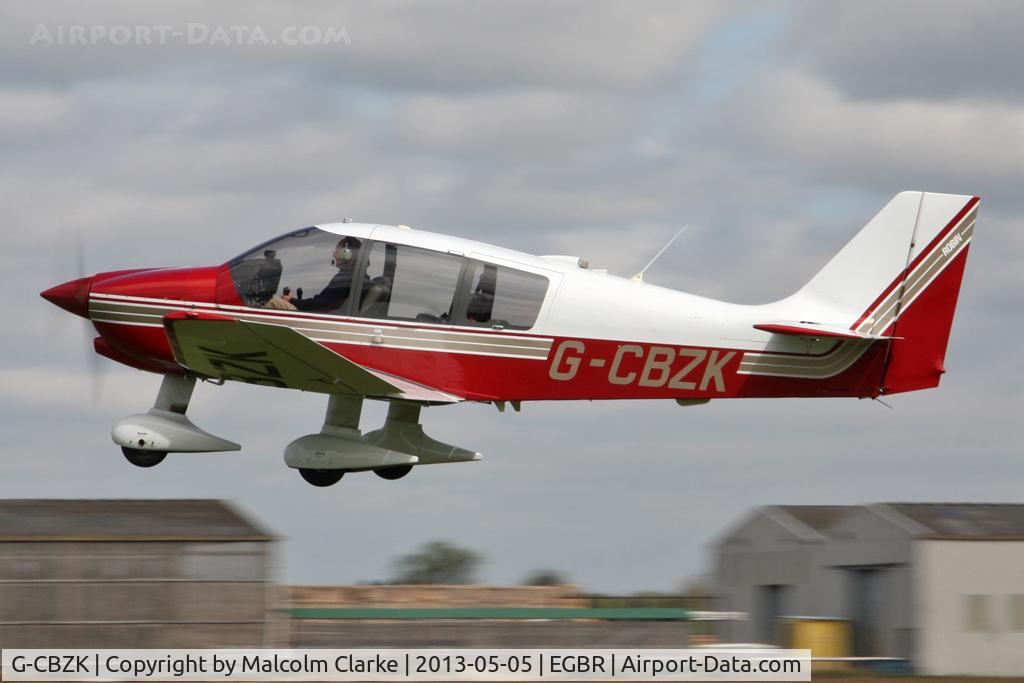 G-CBZK, 2002 Robin DR-400-180 Regent Regent C/N 2543, Robin DR-400-180 Regent at The Real Aeroplane Company's May-hem Fly-In, Breighton Airfield, May 2013.